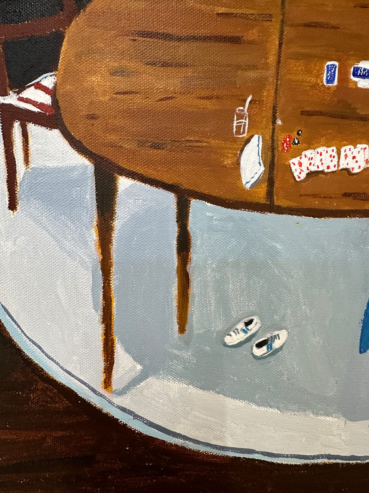 Polly Shindler, Gin Game In Yellow Room, 2023