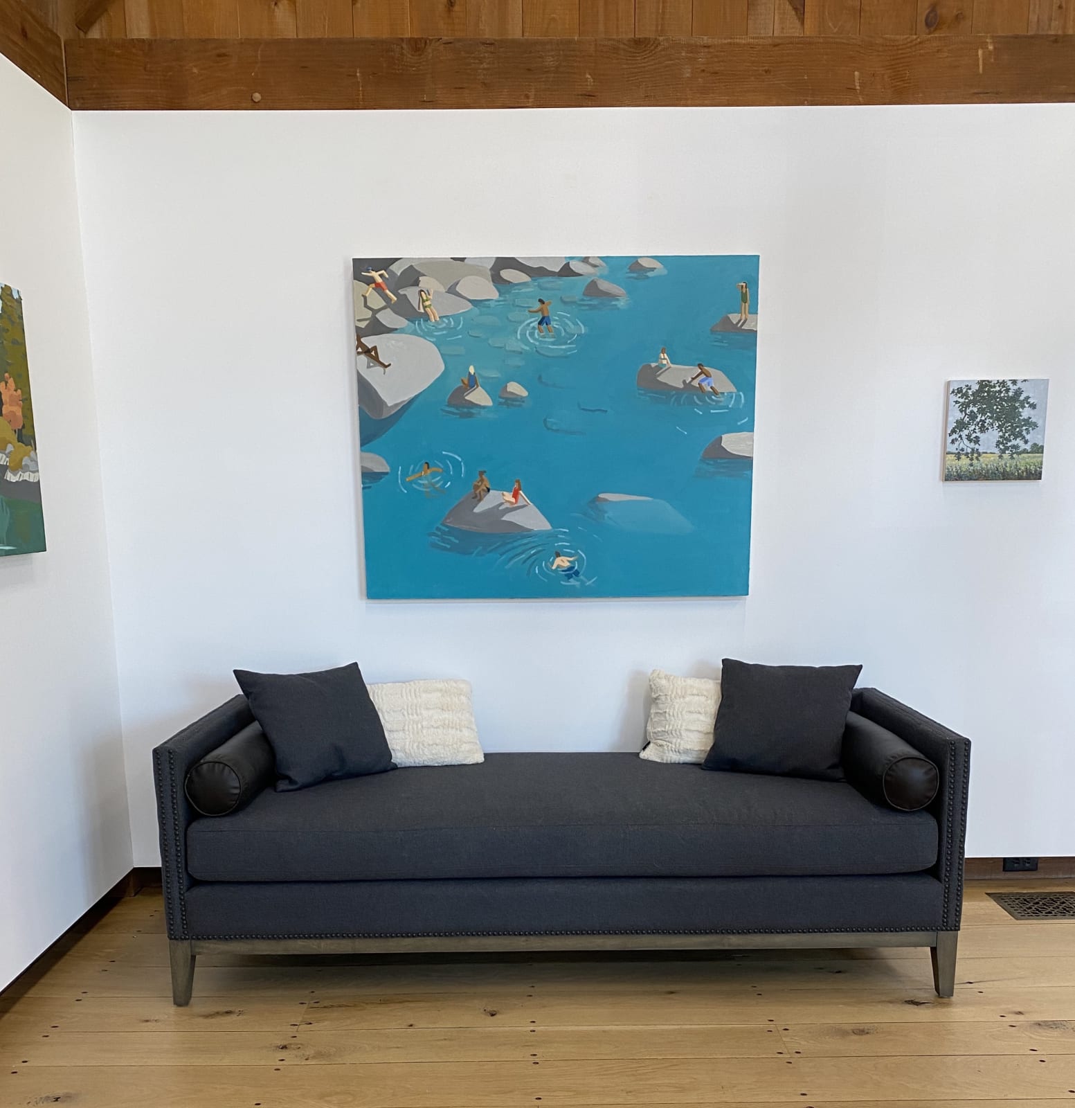 Sophie Treppendahl, Swimming in the Yuba, 2021