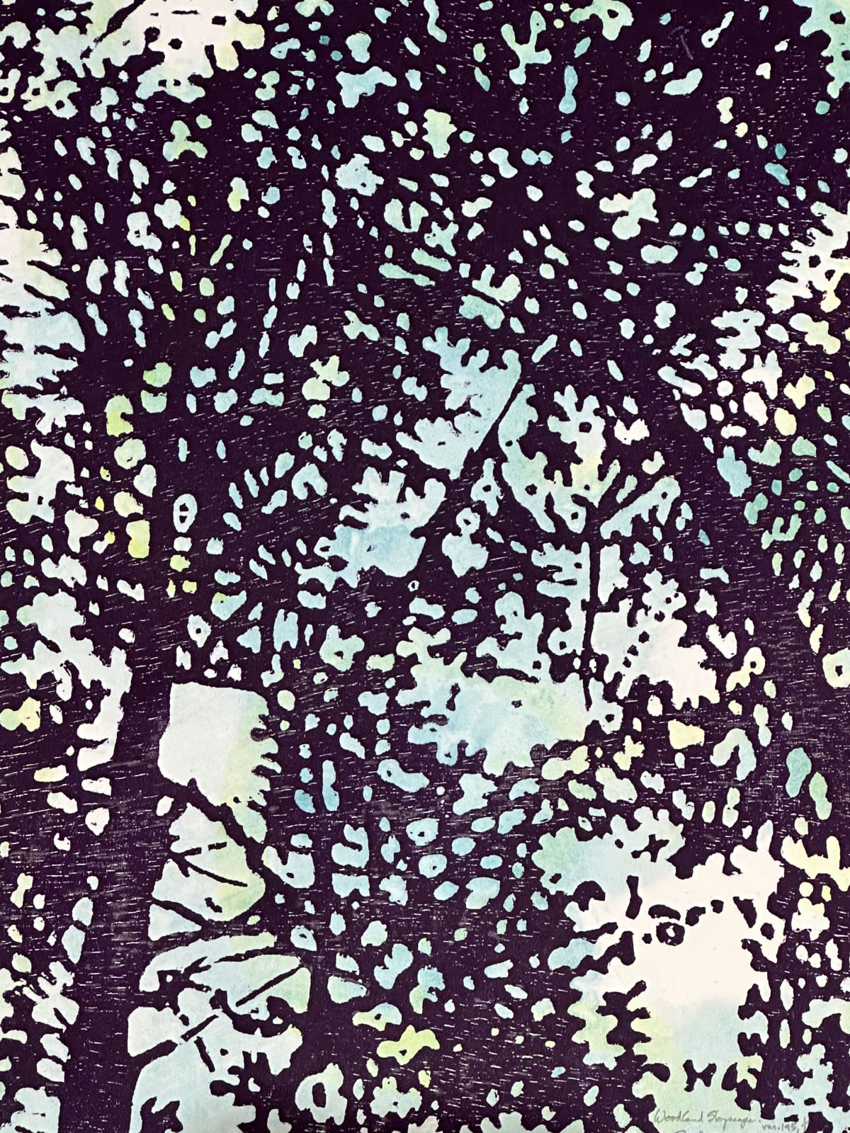 Eve Stockton, Woodland Skyscape variation 145, 2023