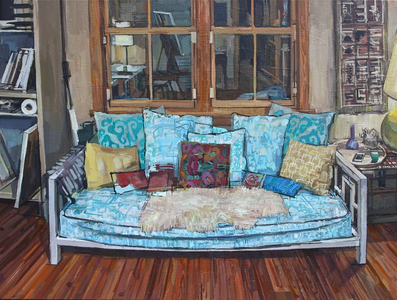 Francis Sills, The Daybed in the Studio, 2012