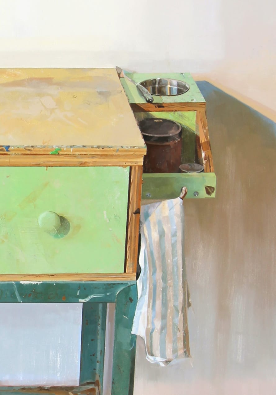 Brett Eberhardt, Painting Cart, 2015