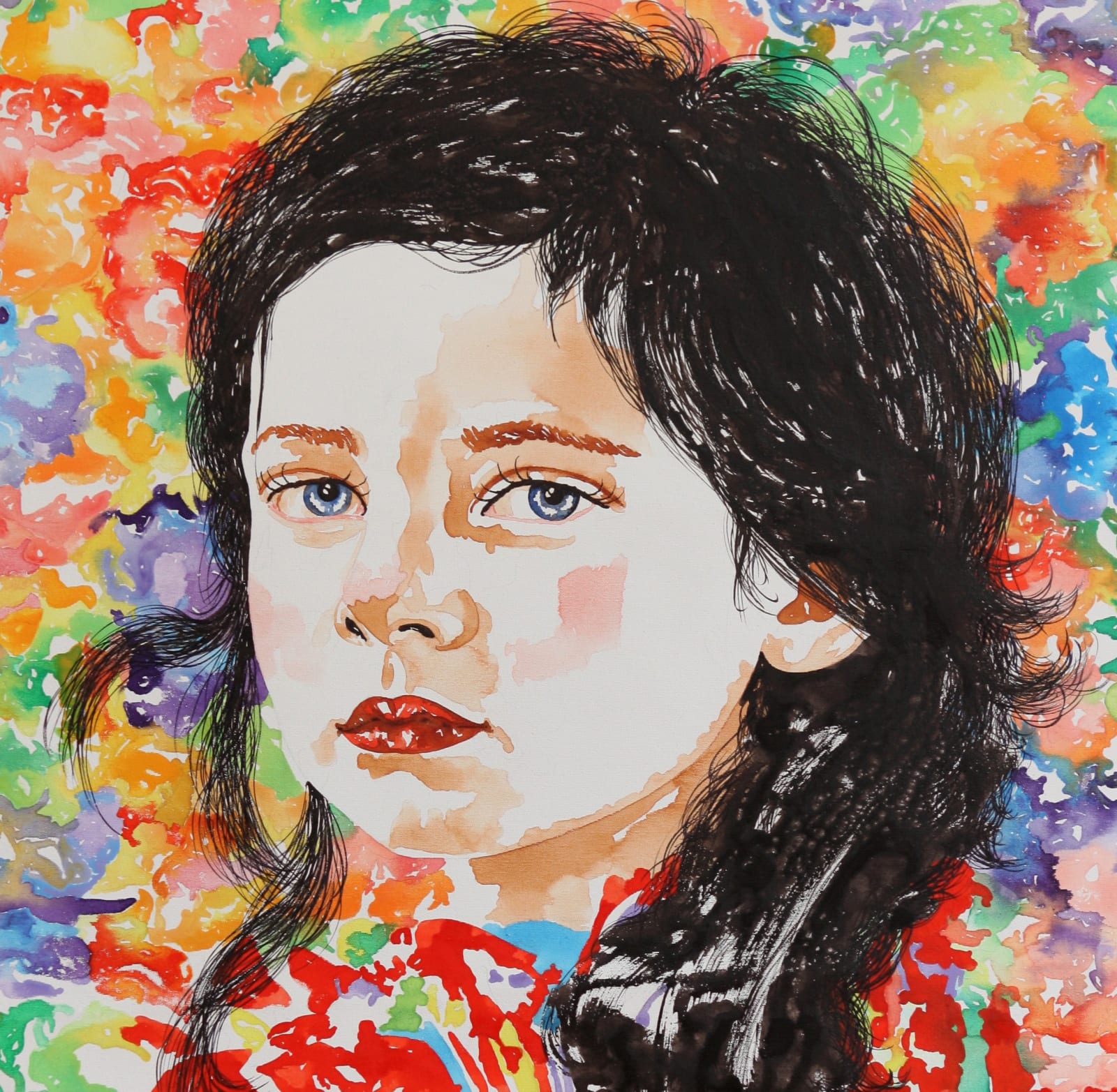 Carlos Gamez de Francisco, Portrait of a Young Girl, 2017