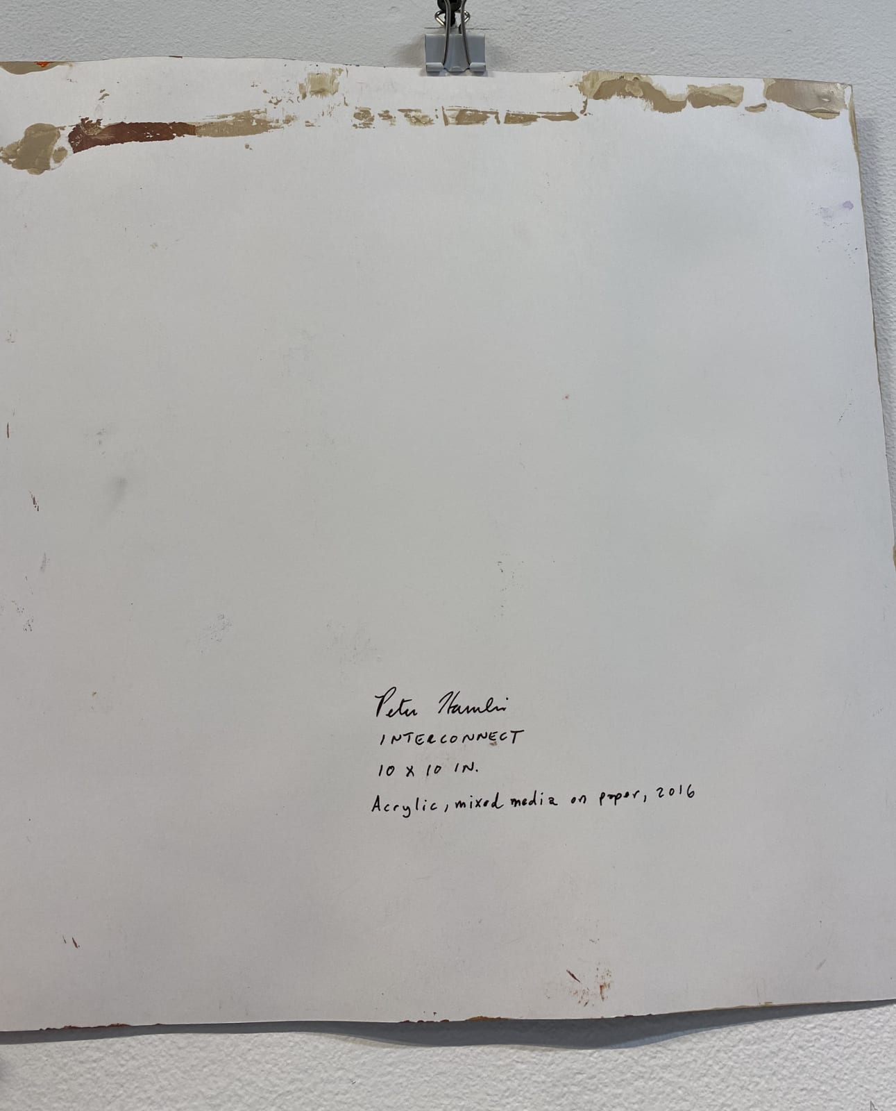 Peter Hamlin, Interconnect, 2016