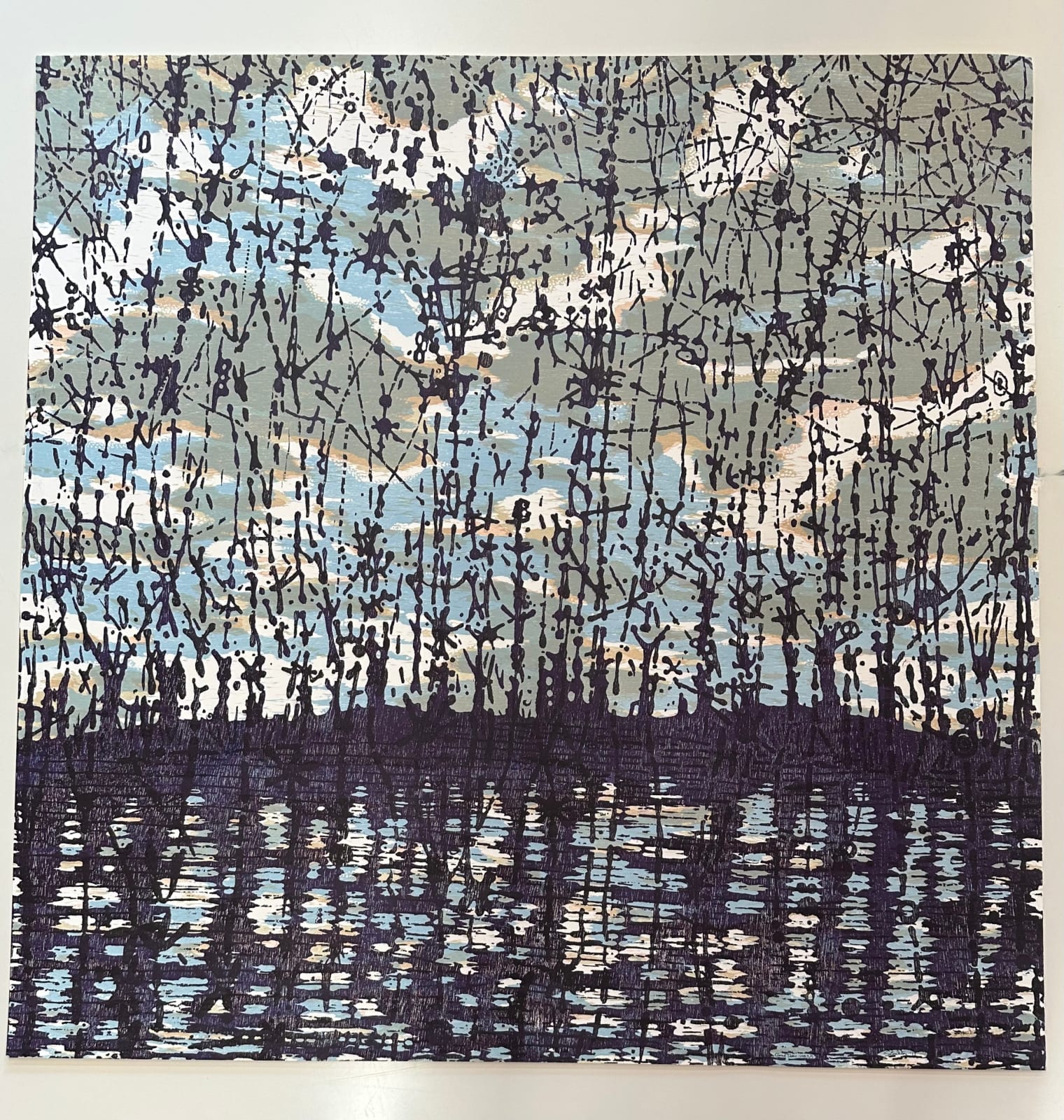 Eve Stockton, Clouds Trees variation 3, 2017