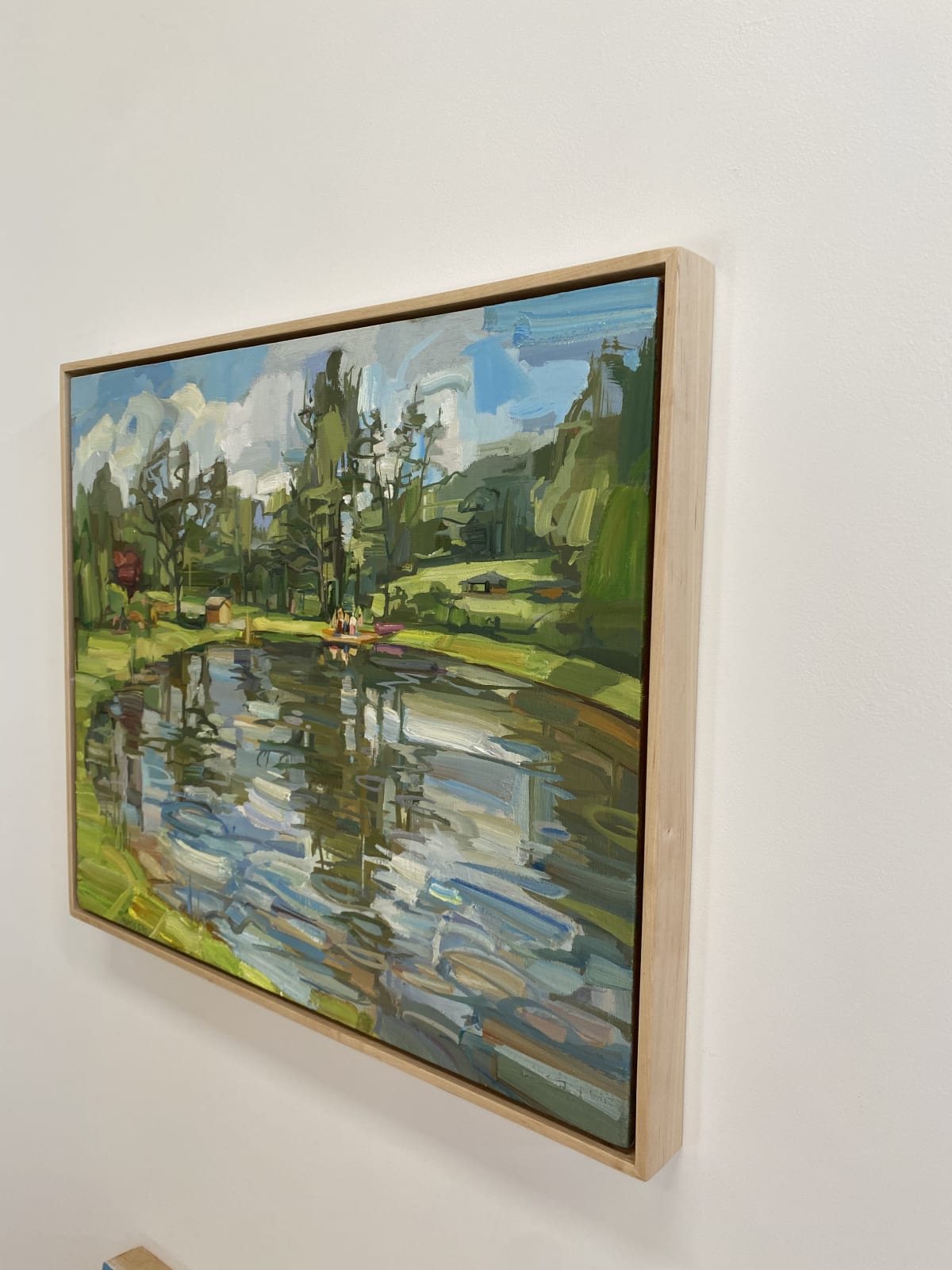 Francis Sills, Pond at the Farm, 2021