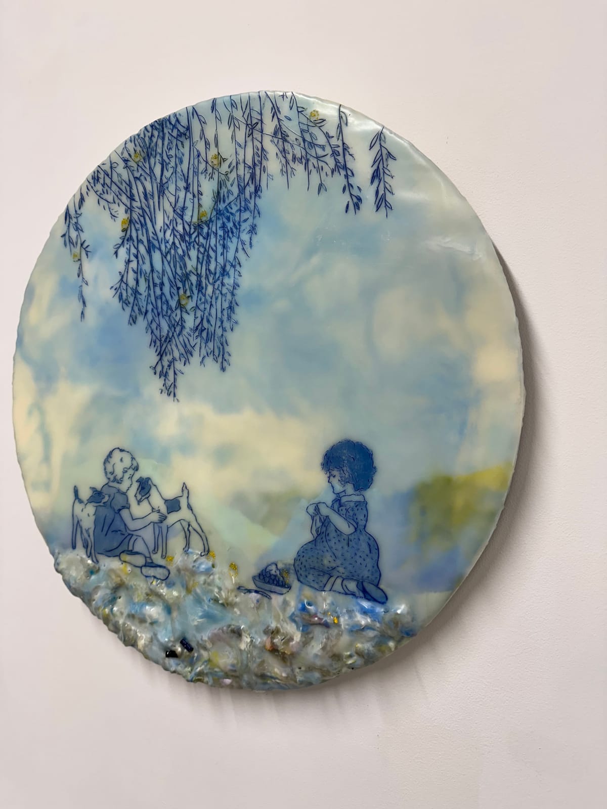 Cecile Chong, Different Needs (in Blue), 2023