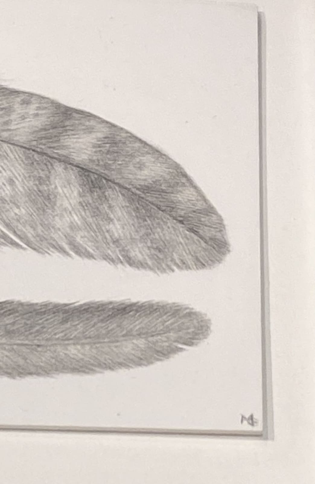 Margot Glass, Three Feathers, 2021