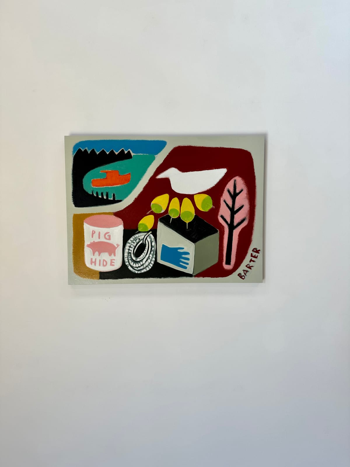 Matt Barter, Pig Hide Bait, 2023
