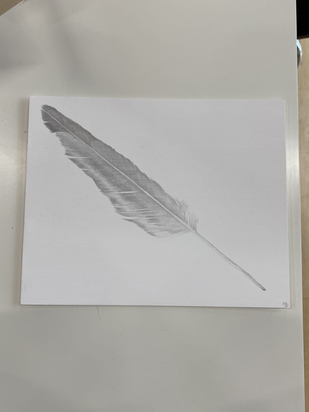 Margot Glass, Seagull Feather 1, 2020