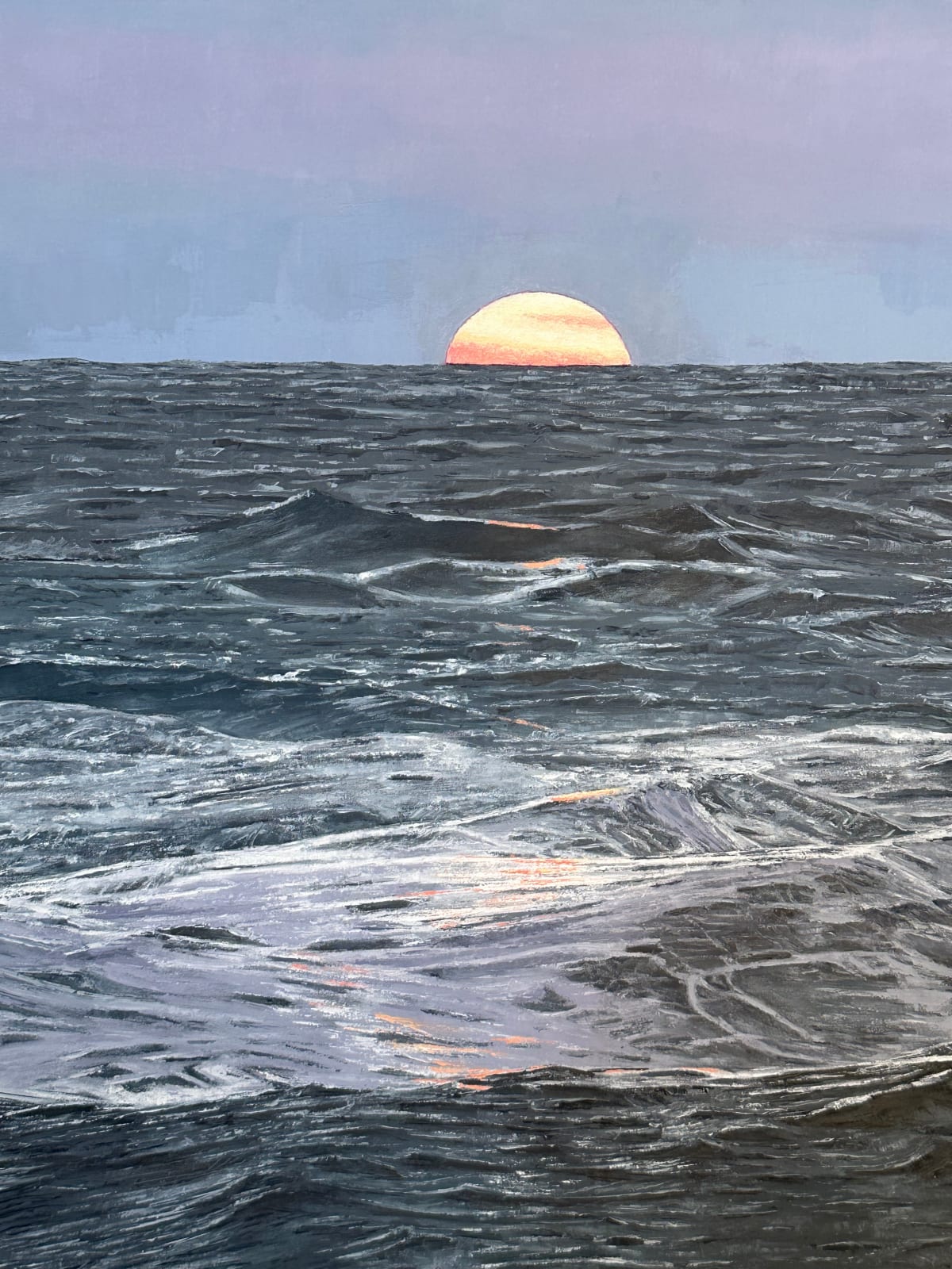 Thomas Sarrantonio, Seascape with Sunrise, 2024