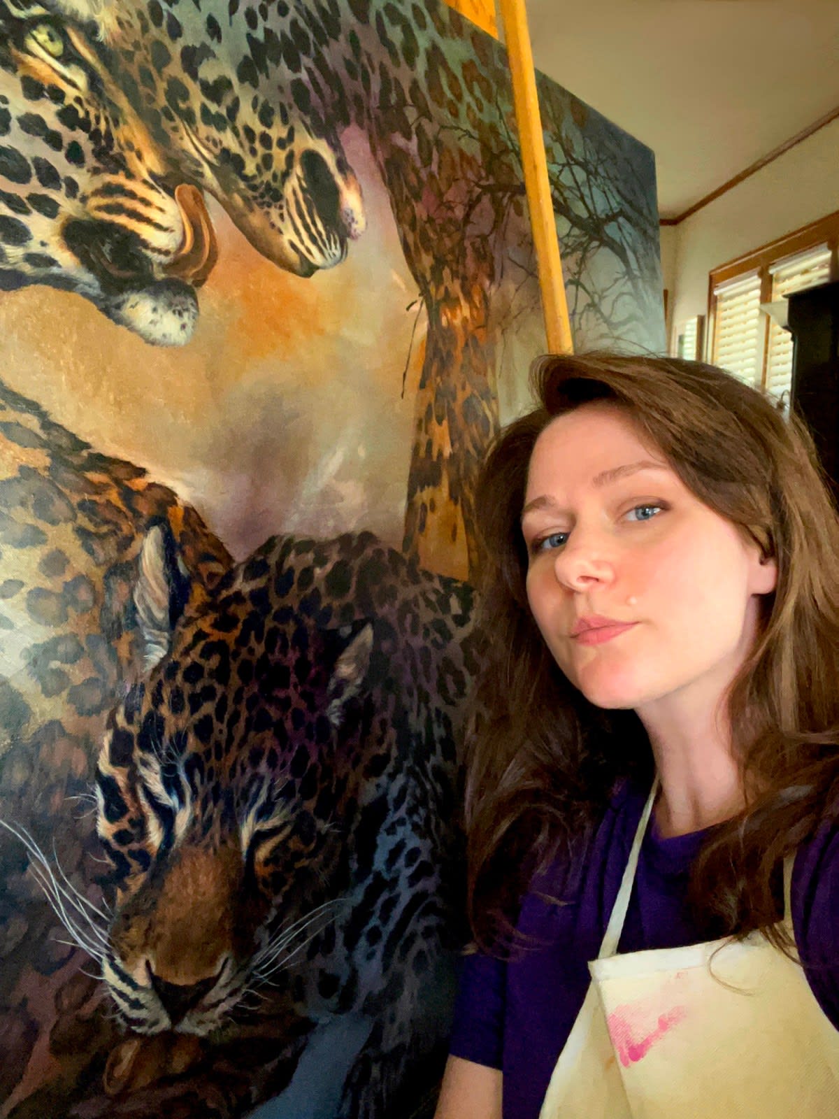 Francine Fox, Francine Fox in the studio