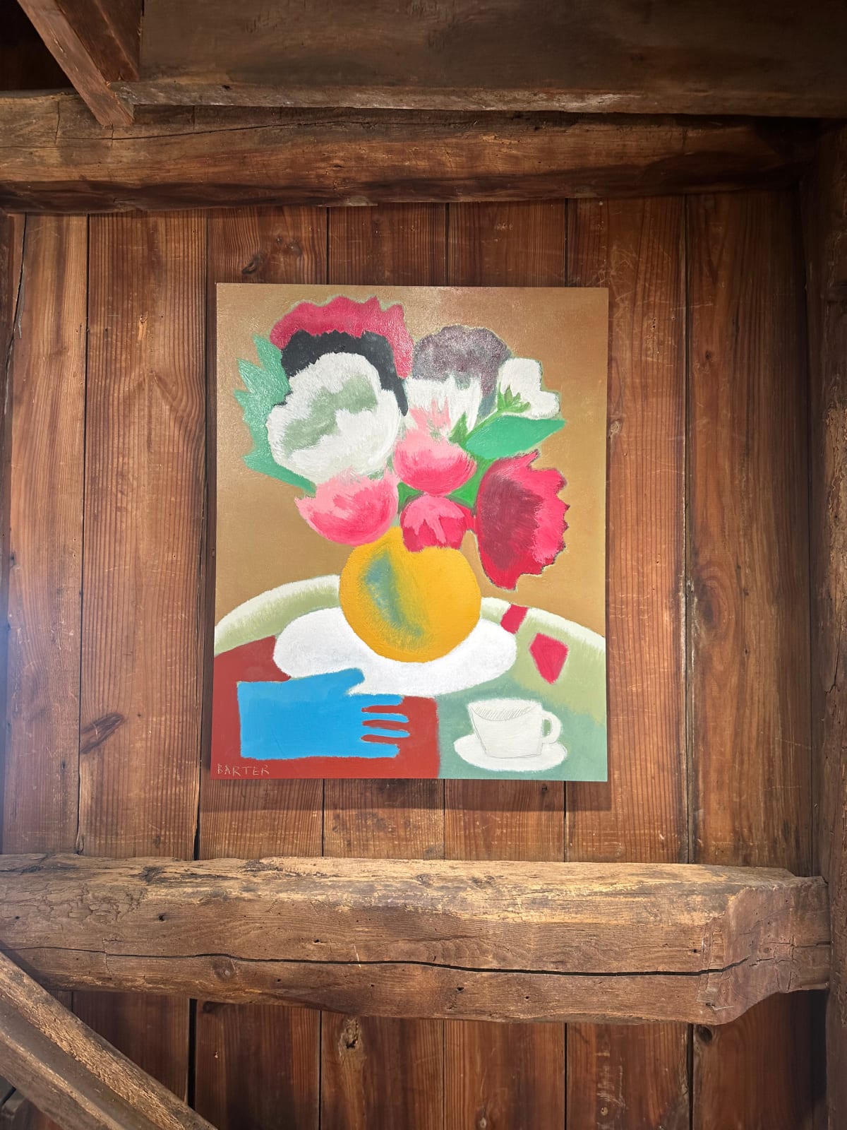 Matt Barter, Peonies, 2024