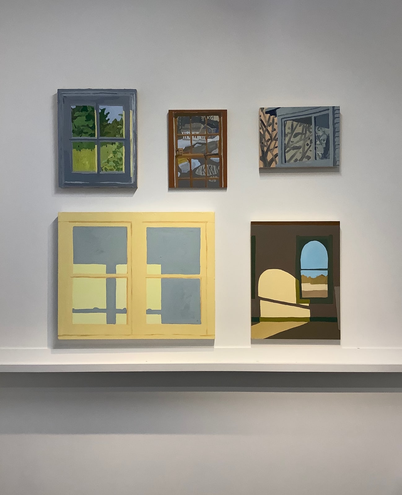 Sophie Treppendahl, Corsicana Window Study, Pink Sky, 2019
