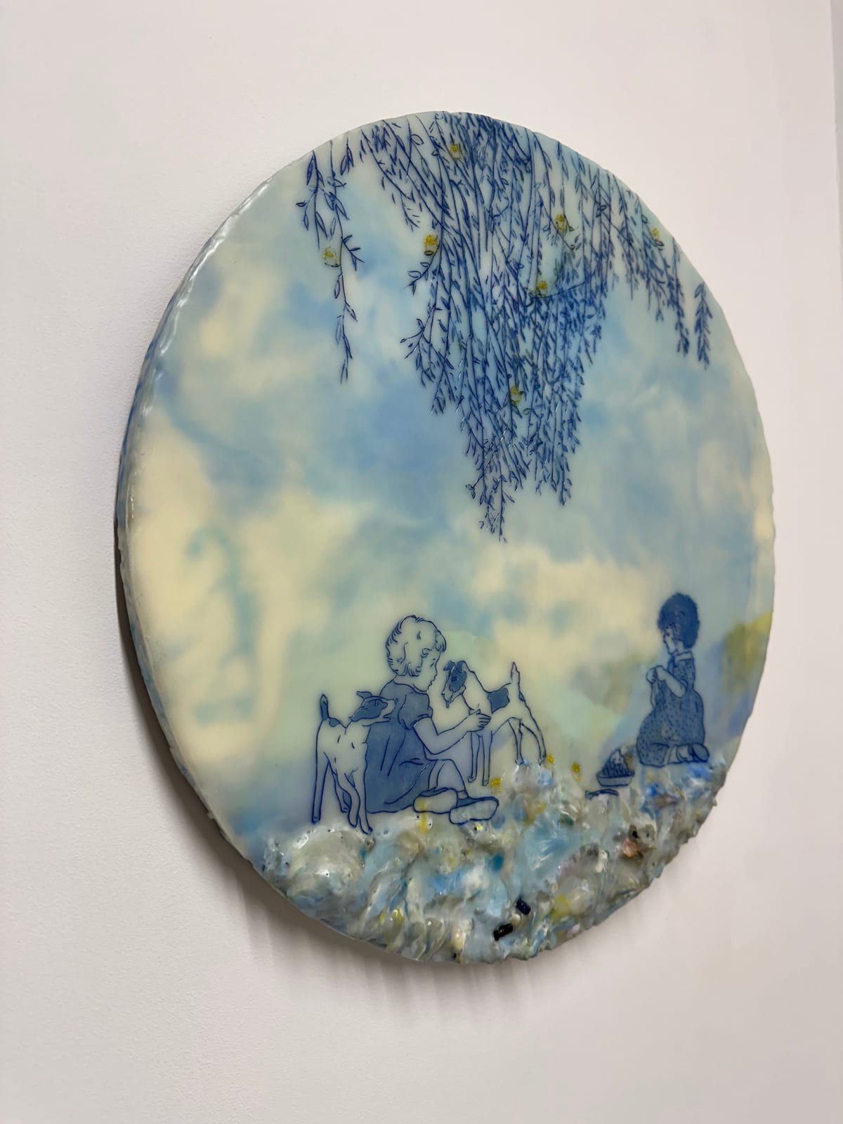 Cecile Chong, Different Needs (in Blue), 2023