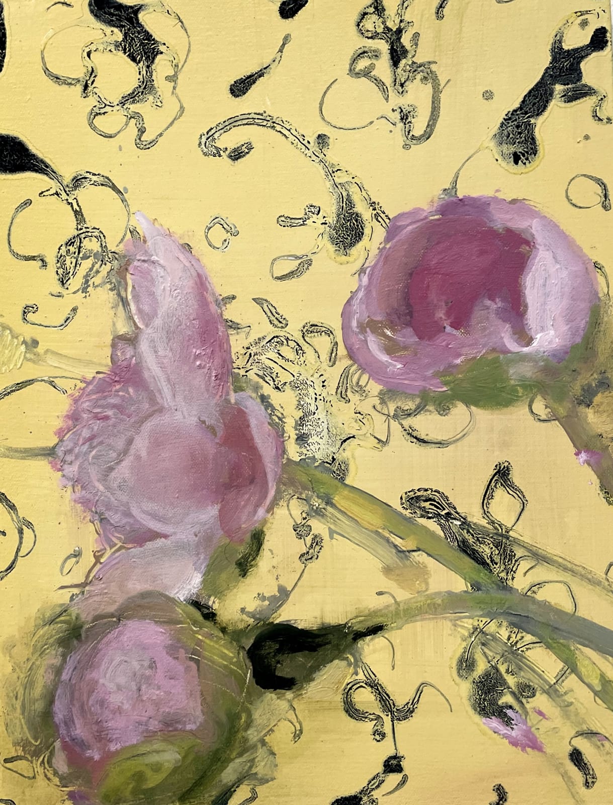 David Konigsberg, Morning Peonies, 2021