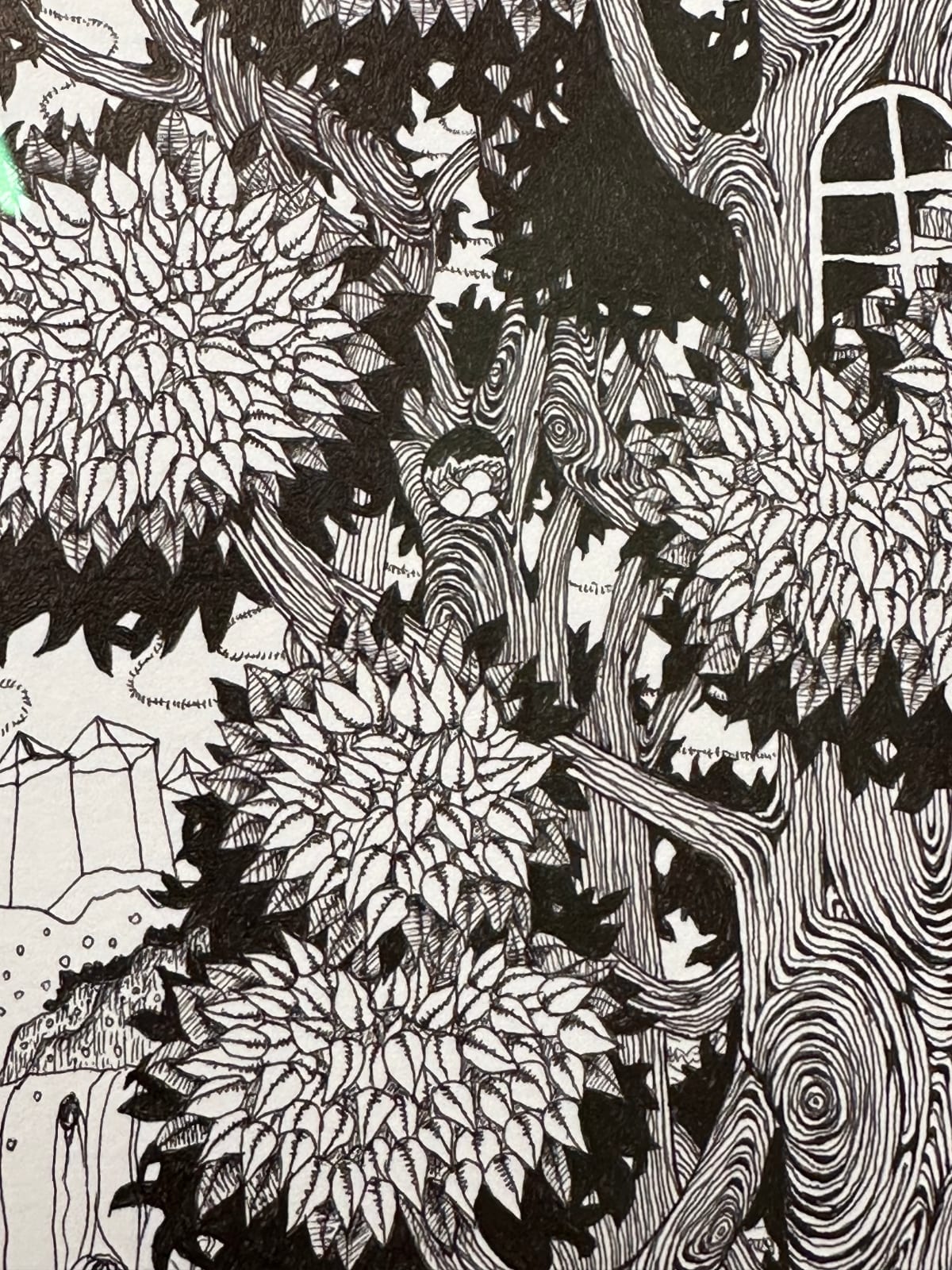 Michiyo Ihara, Soul Flowers #31 "Waterfall - forest life -", 2024