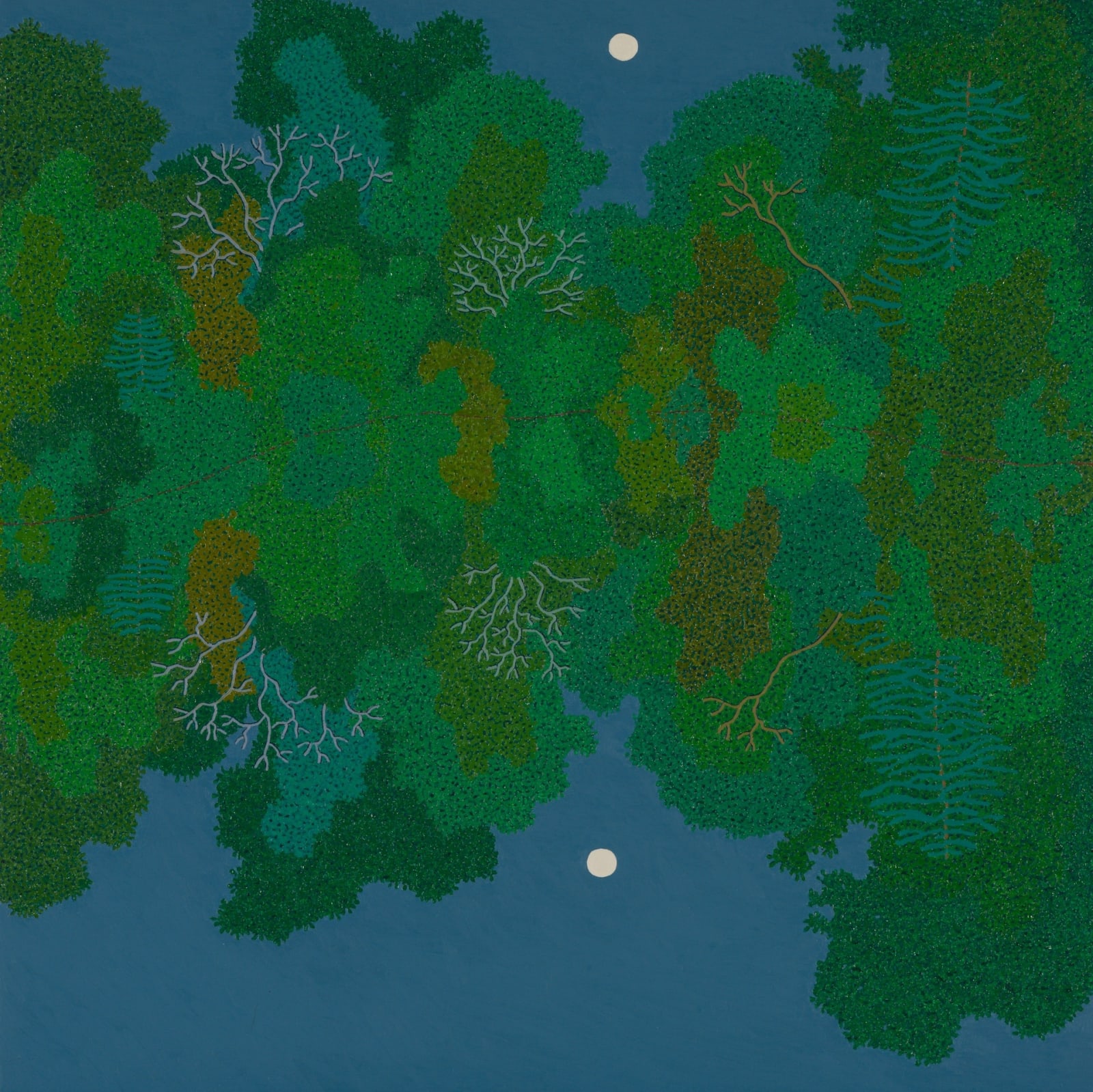 Gregory Hennen, Moon Illuminating Wyatt Pond July, 2022