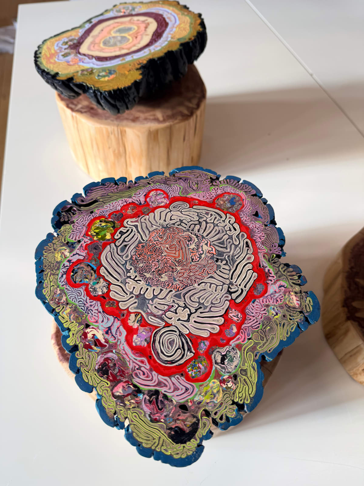 Laura Moriarty, Teal Meteorite, 2025