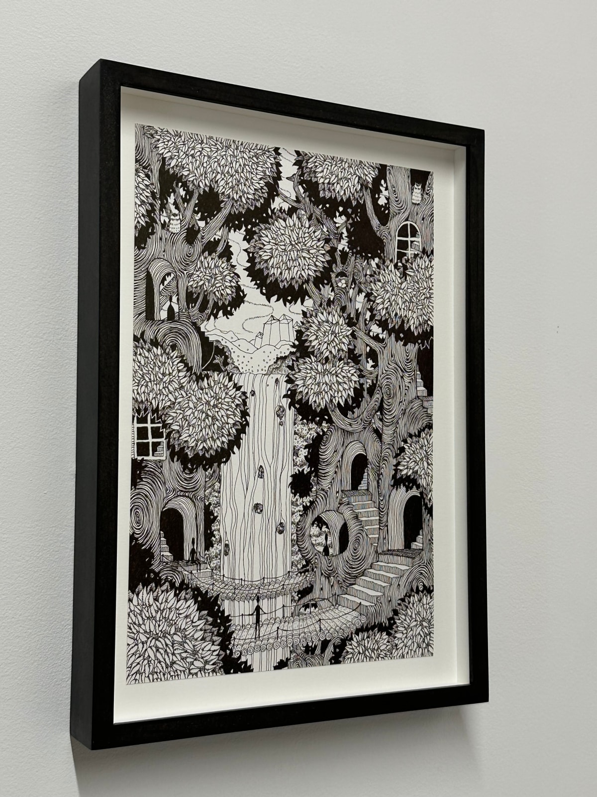 Michiyo Ihara, Soul Flowers #31 "Waterfall - forest life -", 2024