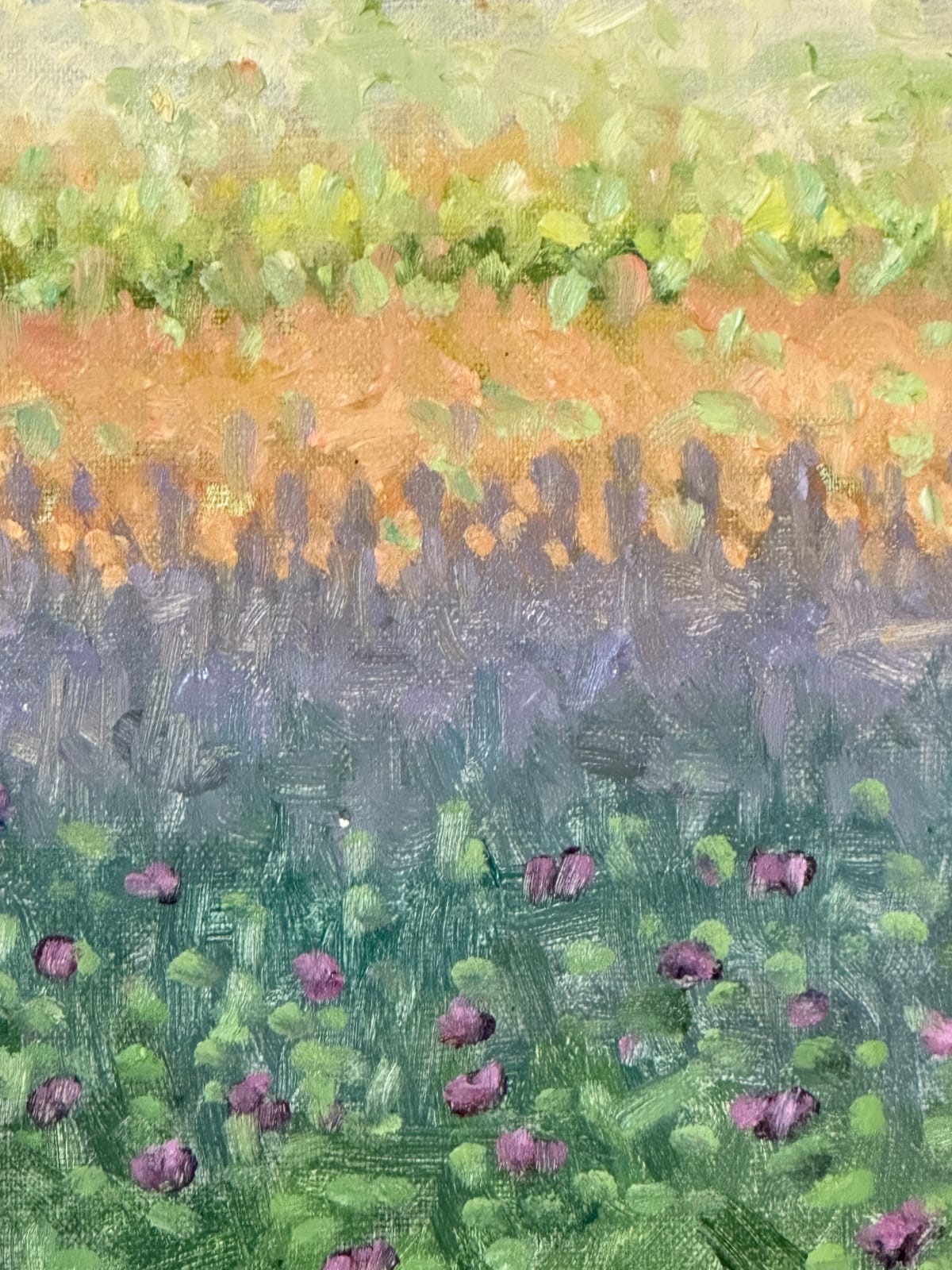 Thomas Sarrantonio, Field Painting August 9, 2023