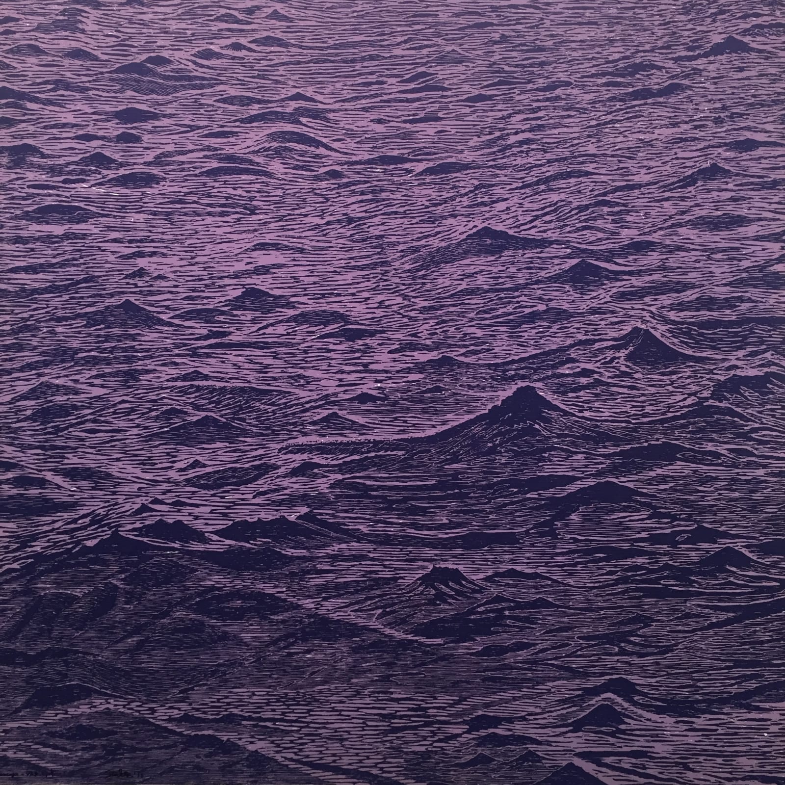 Eve Stockton, Seascape variation 1, 2011
