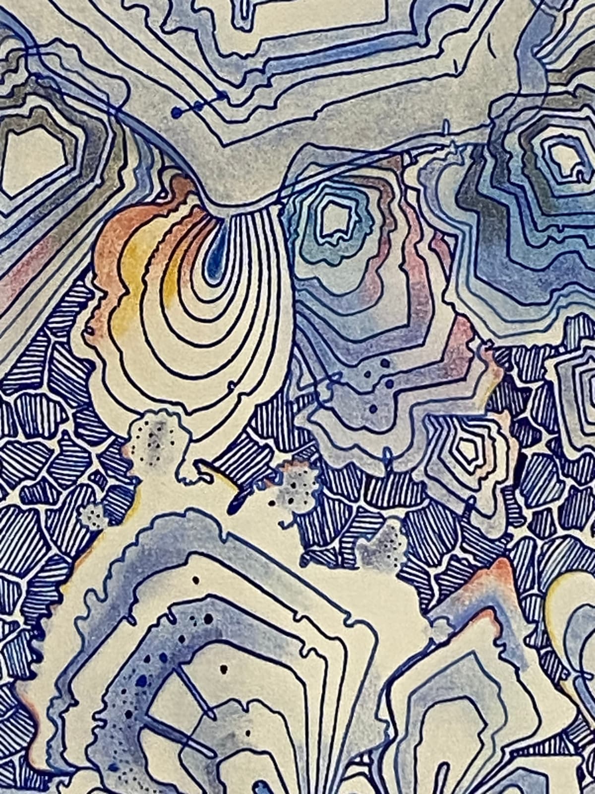 Sarah Morejohn, Snow Flora, Falling, 2020