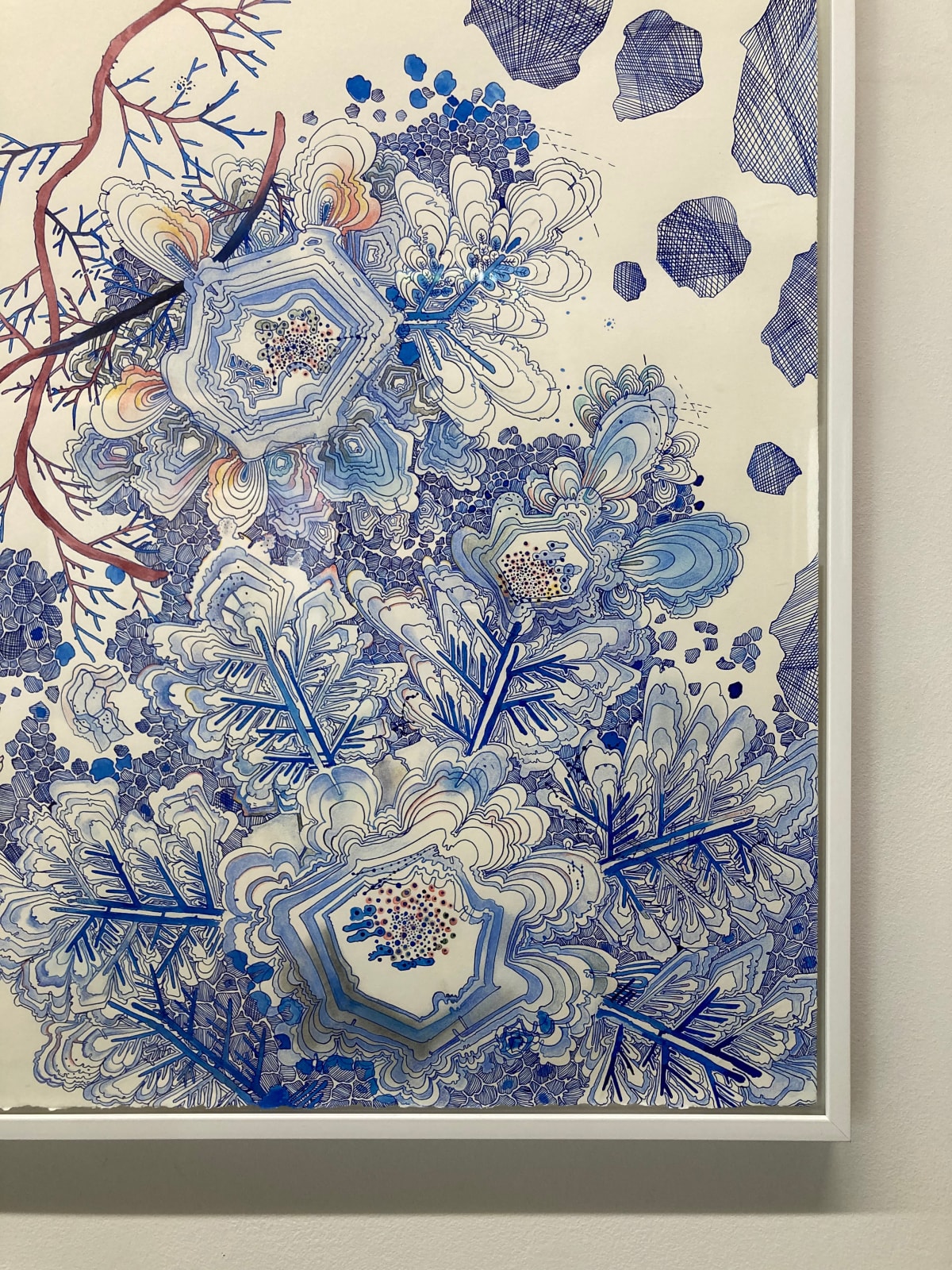 Sarah Morejohn, Snow Flora, Falling, 2020