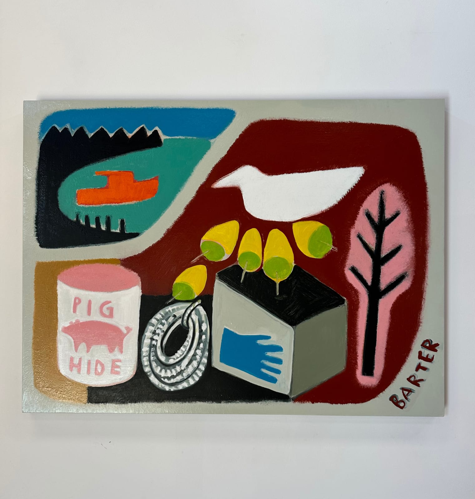Matt Barter, Pig Hide Bait, 2023