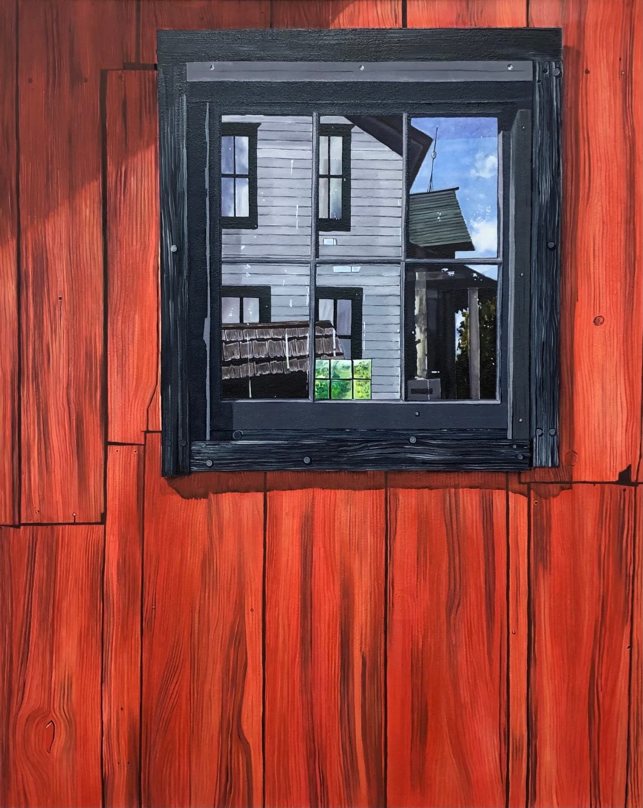 Amanda Acker, Barn Window, 2023