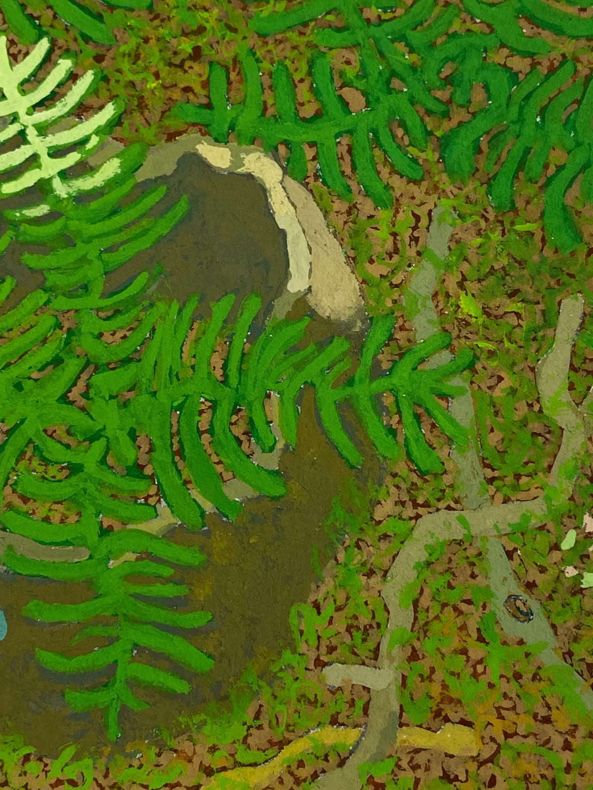 Gregory Hennen, Stump and Ferns, May, Wyatt Mt., 2018