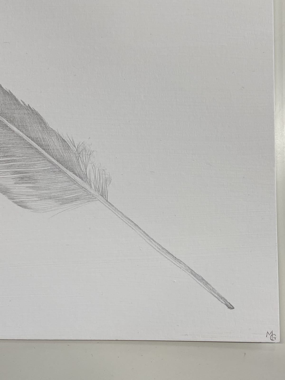 Margot Glass, Seagull Feather 1, 2020
