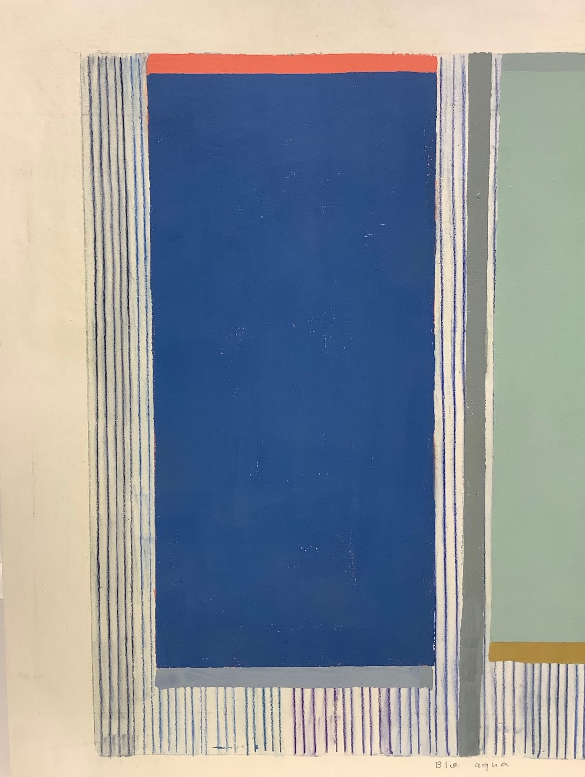Elizabeth Gourlay (estate), Blue aqua, 2020