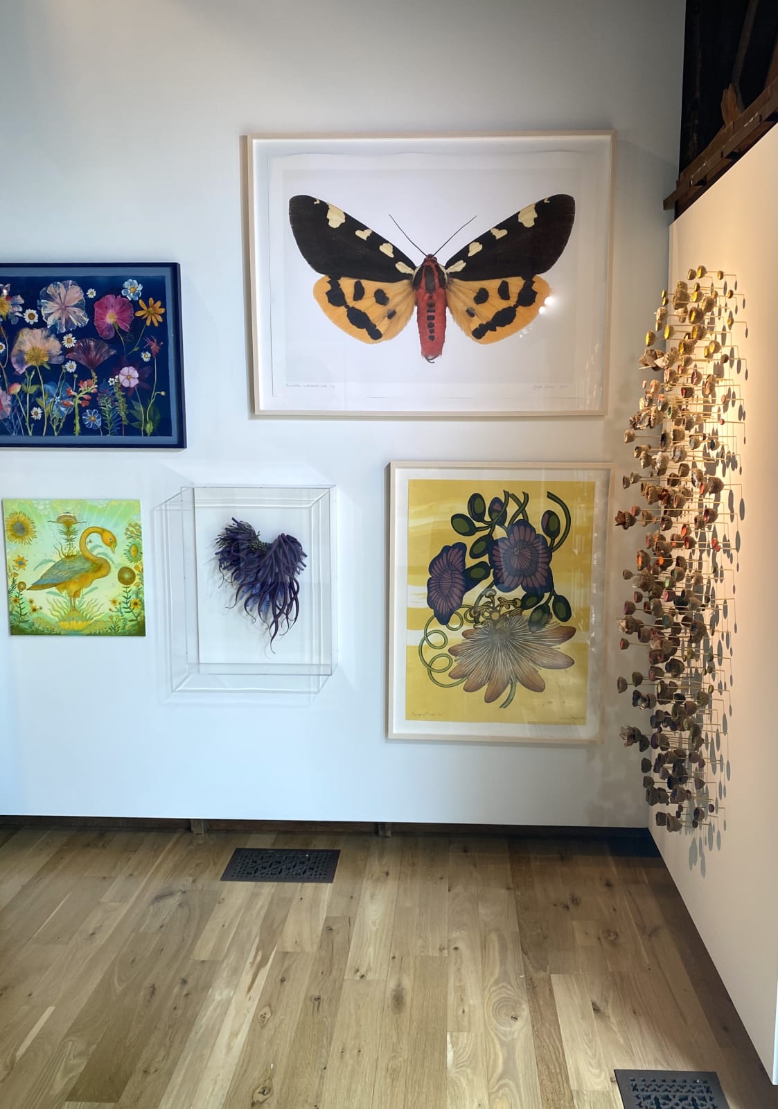 Nancy Blum, Hanging Flowers, 2021