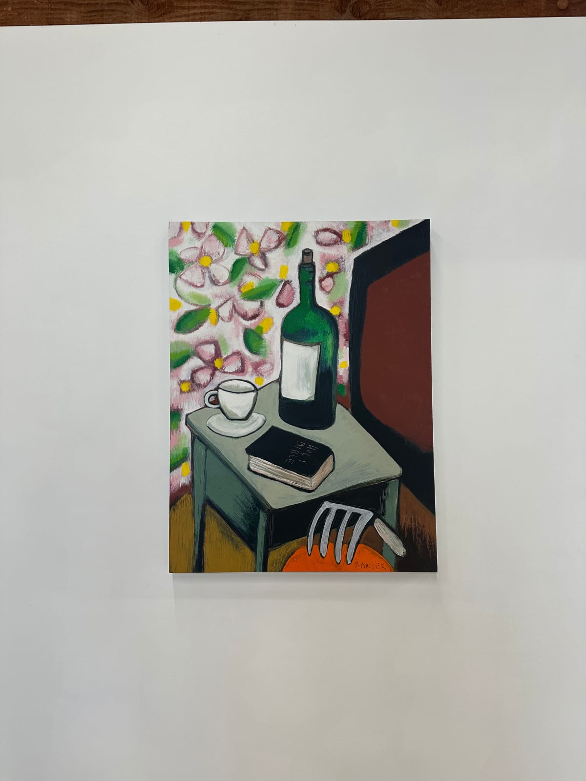 Matt Barter, Wormdigger's Bedside Table, 2024