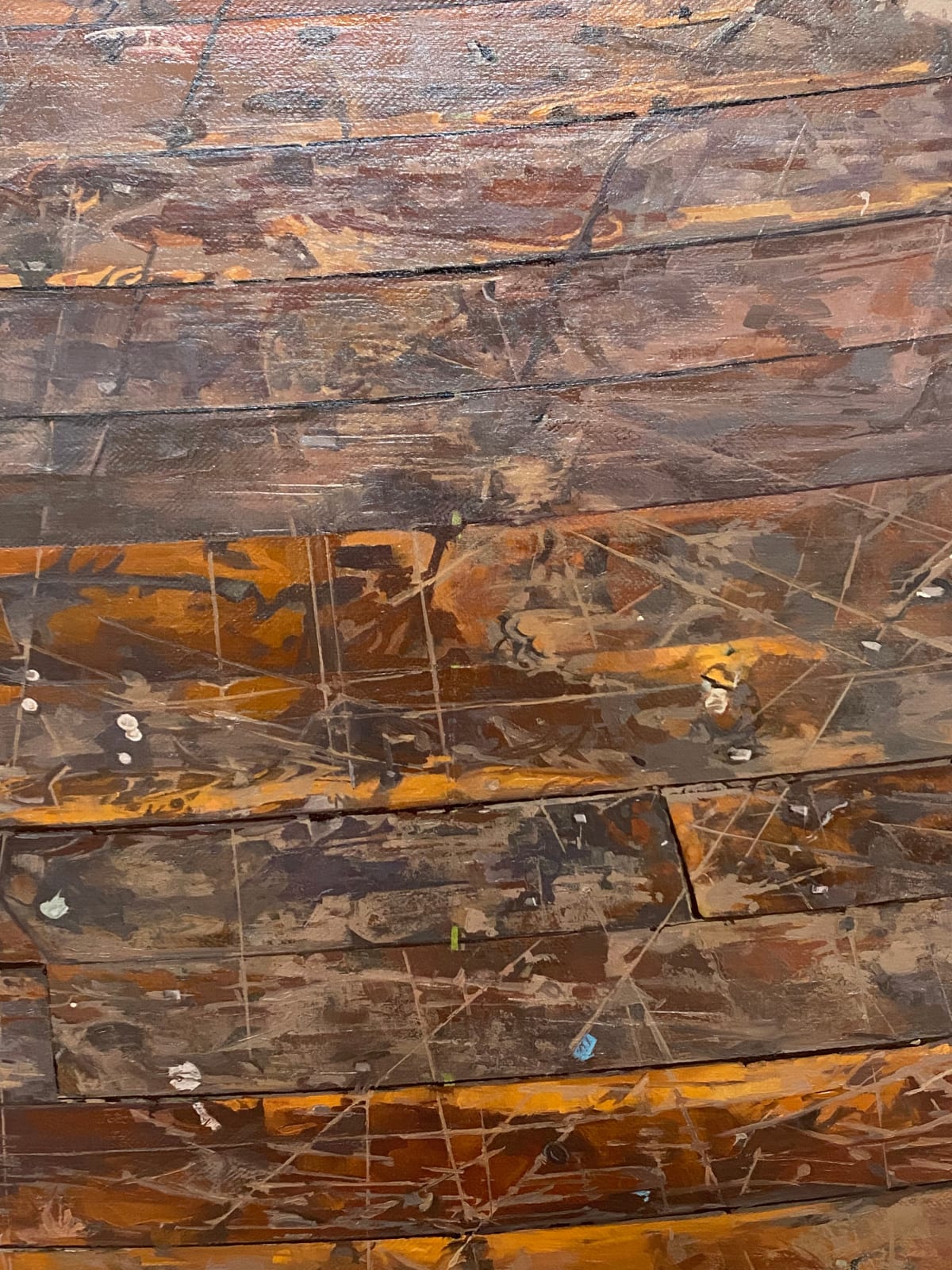 Brett Eberhardt, Studio Corner and Floor, 2018-'20