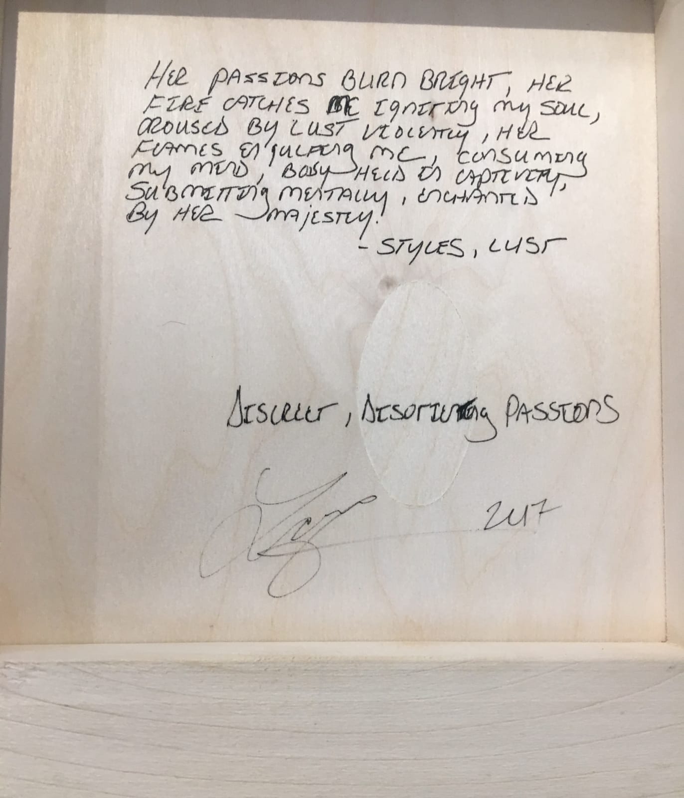 Lorraine Glessner, Discreet, Disorienting Passions, 2018