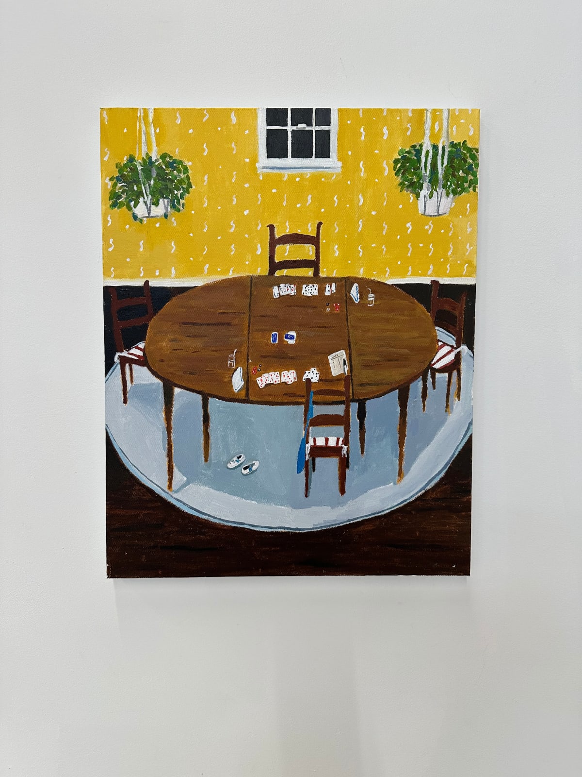 Polly Shindler, Gin Game In Yellow Room, 2023