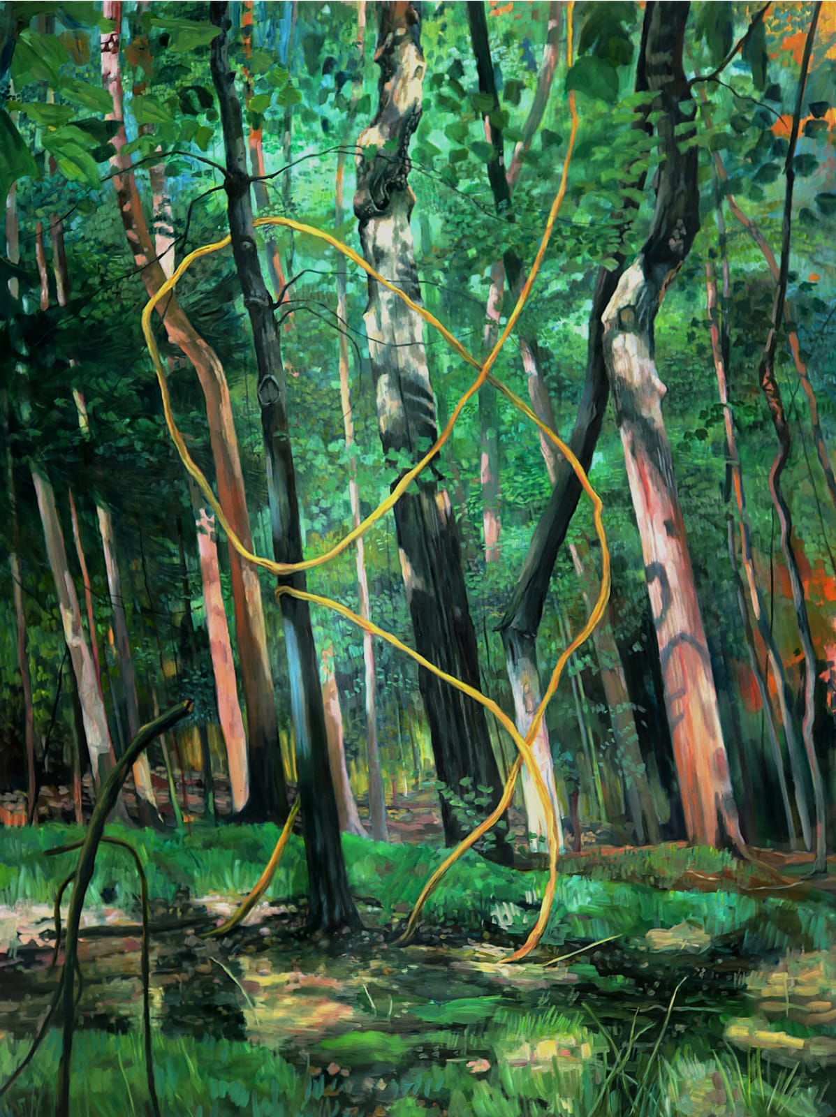 Amy Talluto, They Stood Stock Still Upon the Moss, 2019