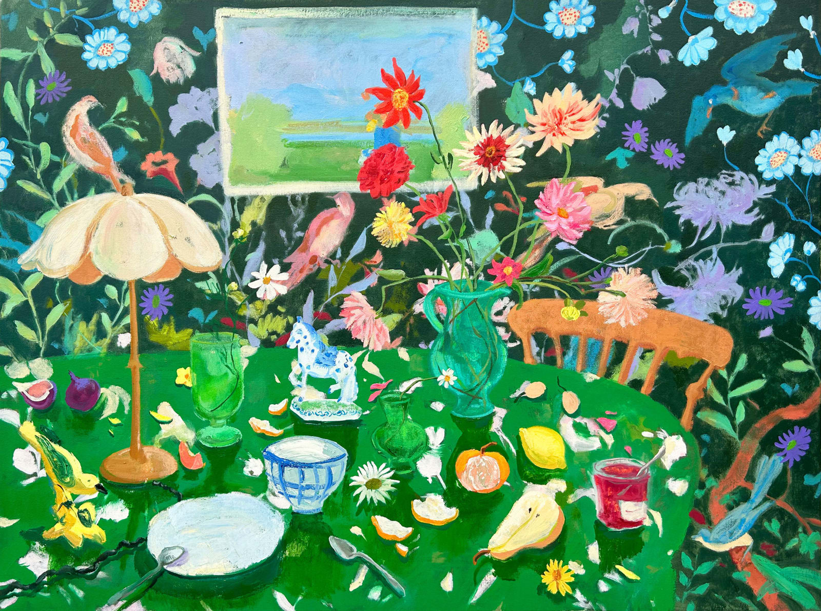 Melanie Parke, Birds and Spoons, 2024