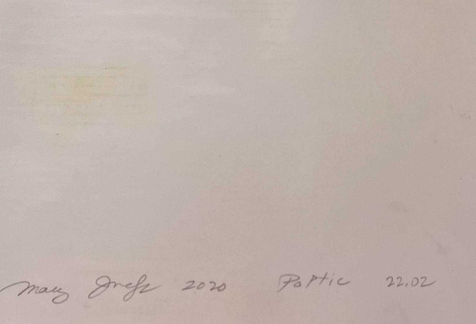 Mary Judge, Poptic 22.02, 2020