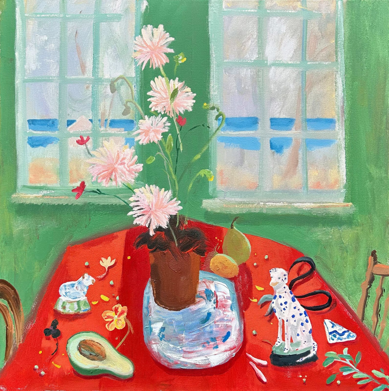 Melanie Parke, Porcelain Red, 2024