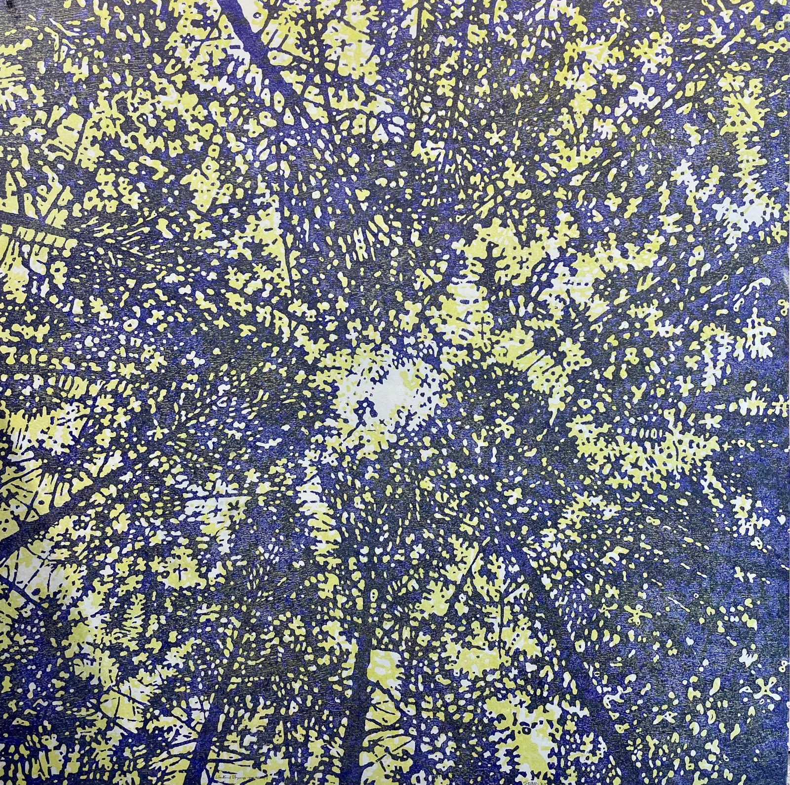 Eve Stockton, Woodland Skyscape variation 143, 2023