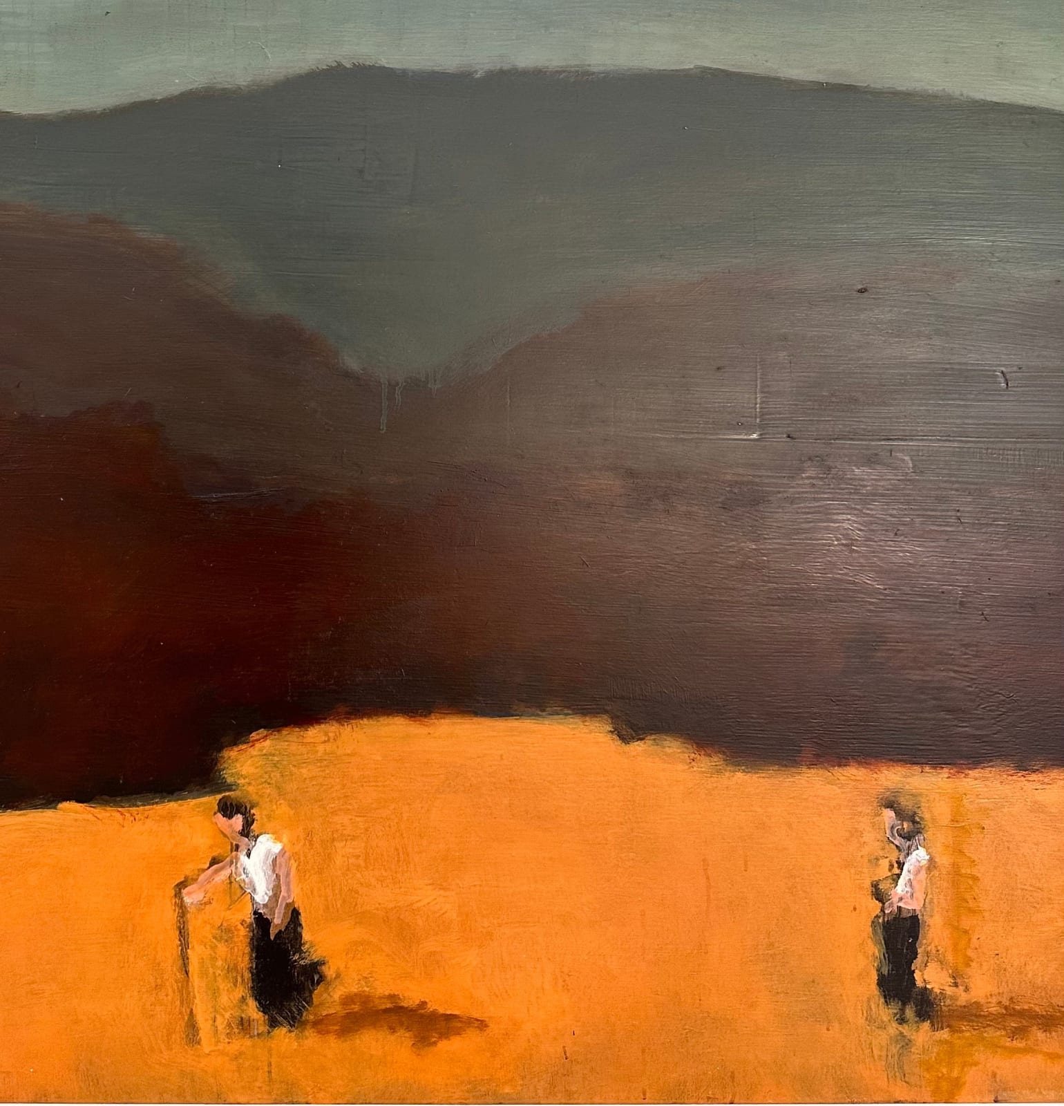 David Konigsberg, Three Walkers, 2024