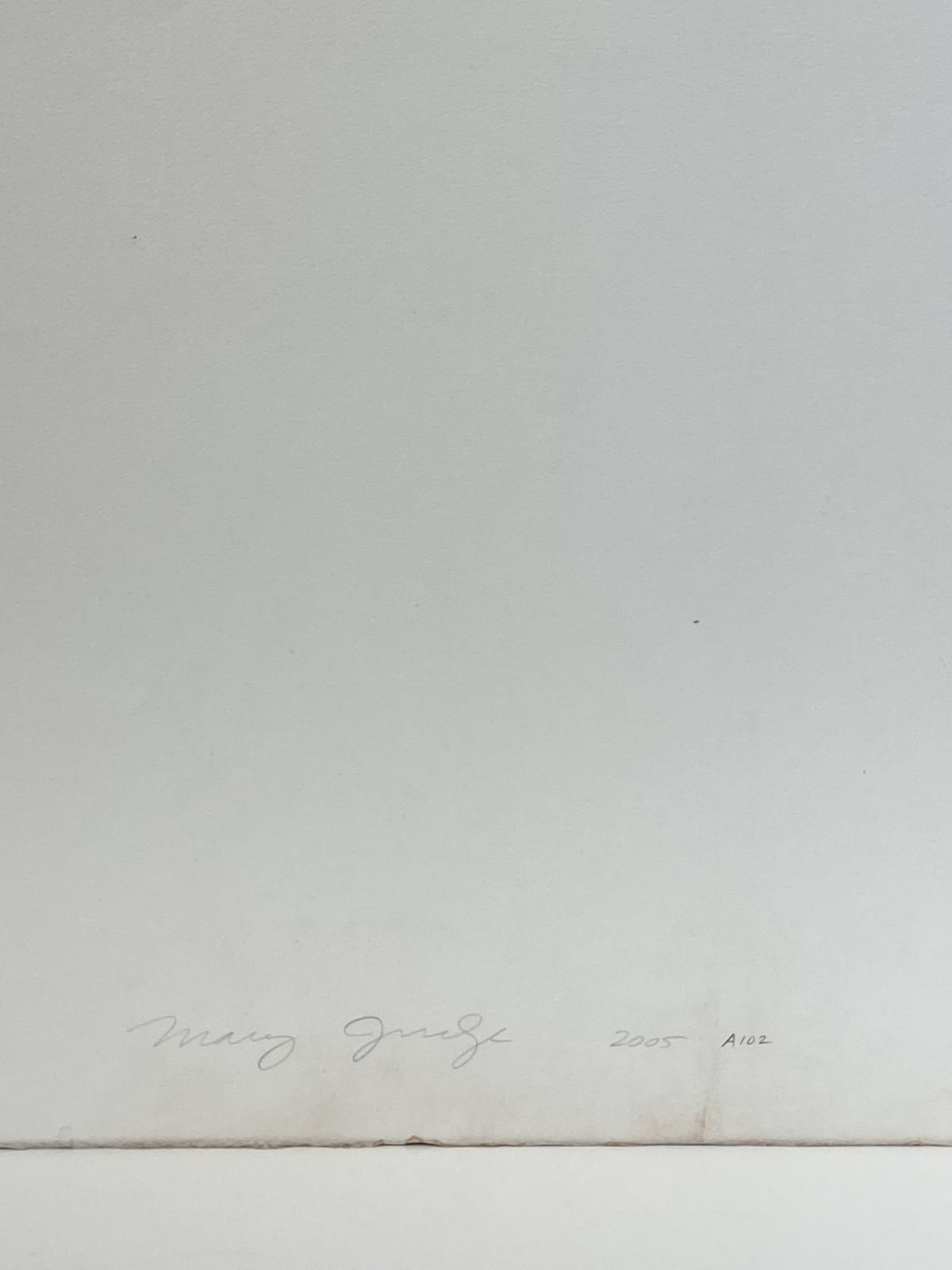 Mary Judge, A102, 2005