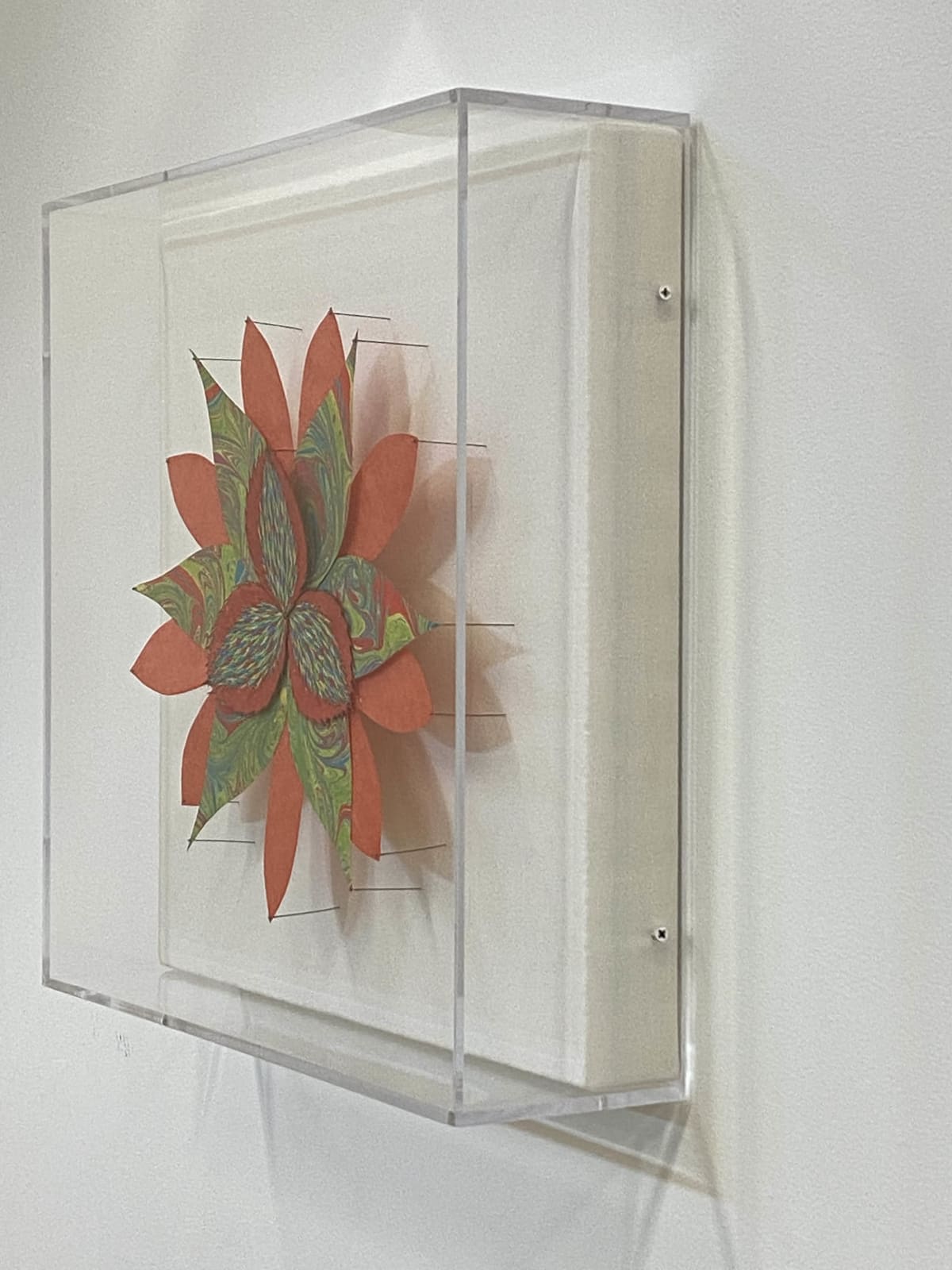 Jill Parisi, Vermillion Thistle Star Flower, 2021