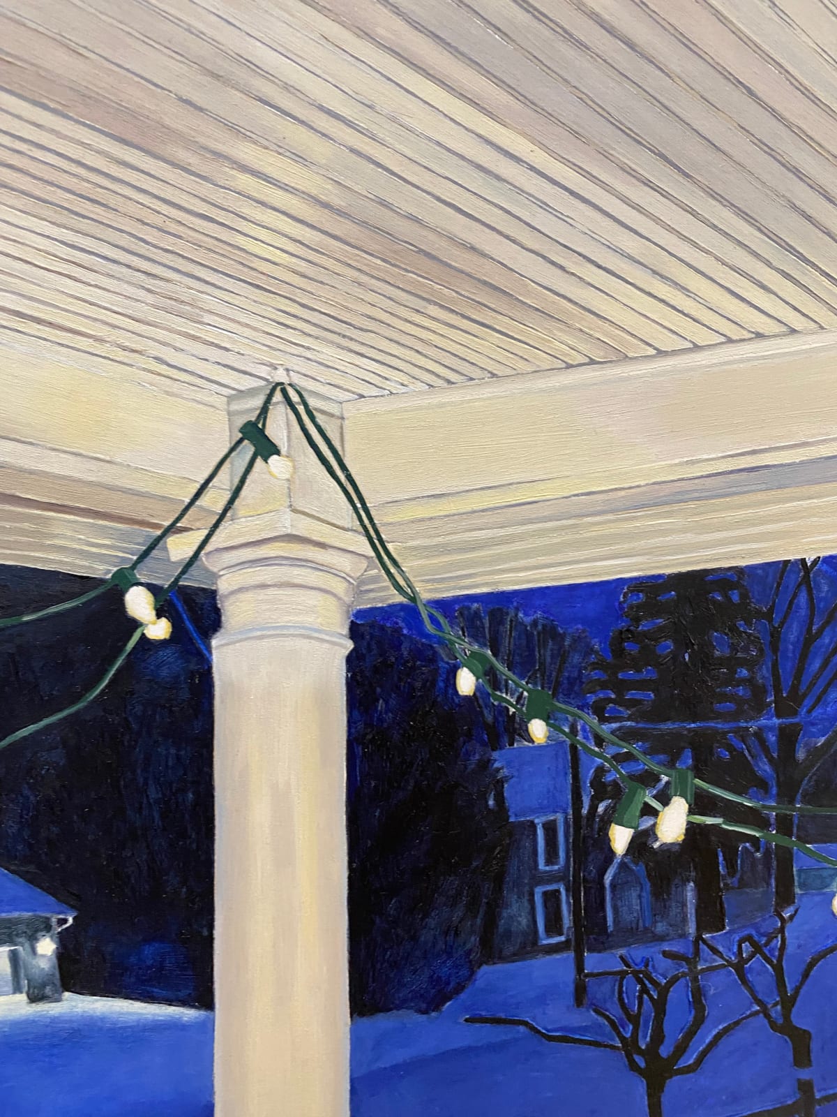 Amanda Acker, Winter Porch, 2022