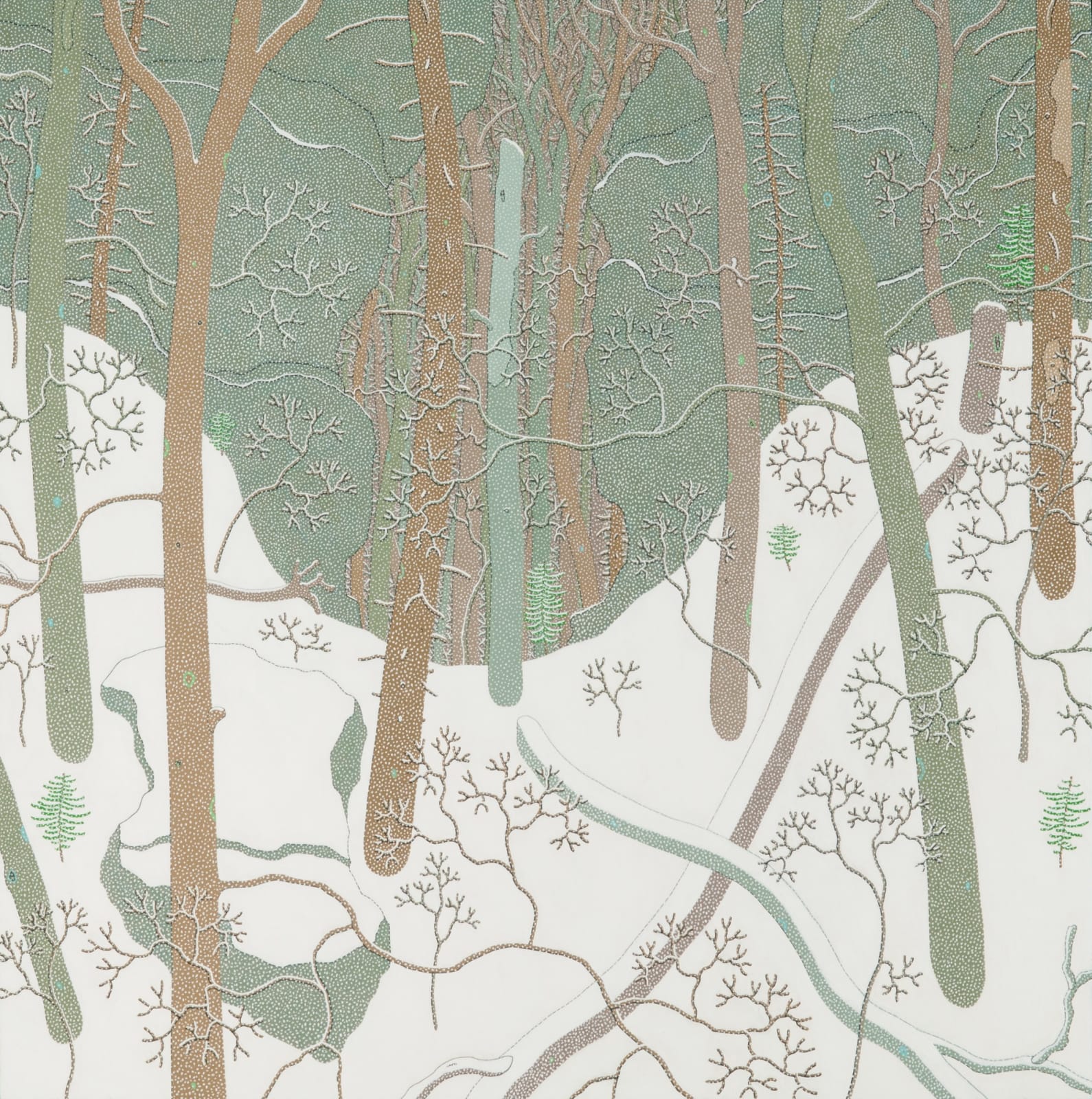 Gregory Hennen, Snow Fall Jan. Wyatt Mt., 2018