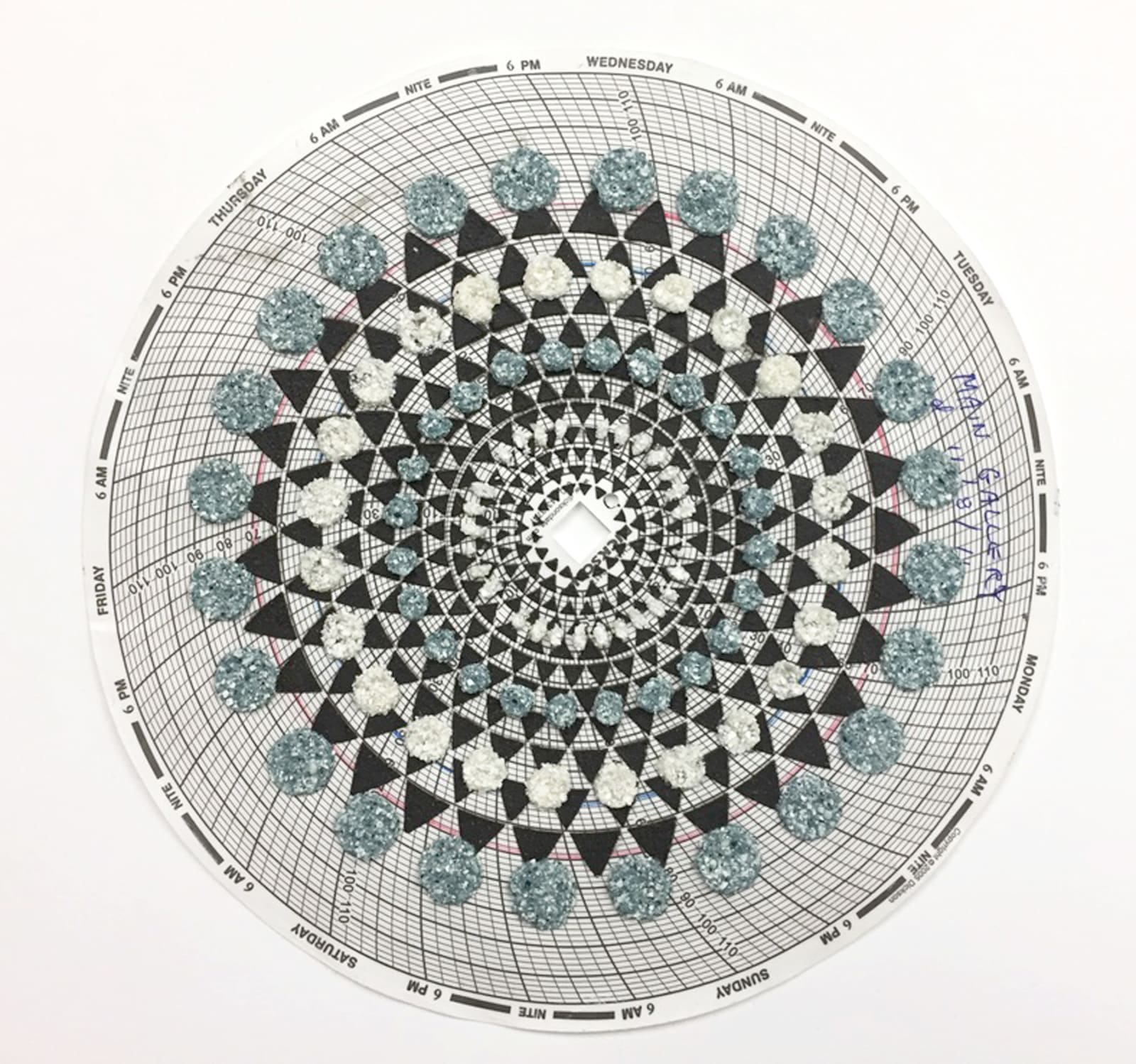 Eleanor White, Untitled (graph mandala) 012 (variation 2), 2020