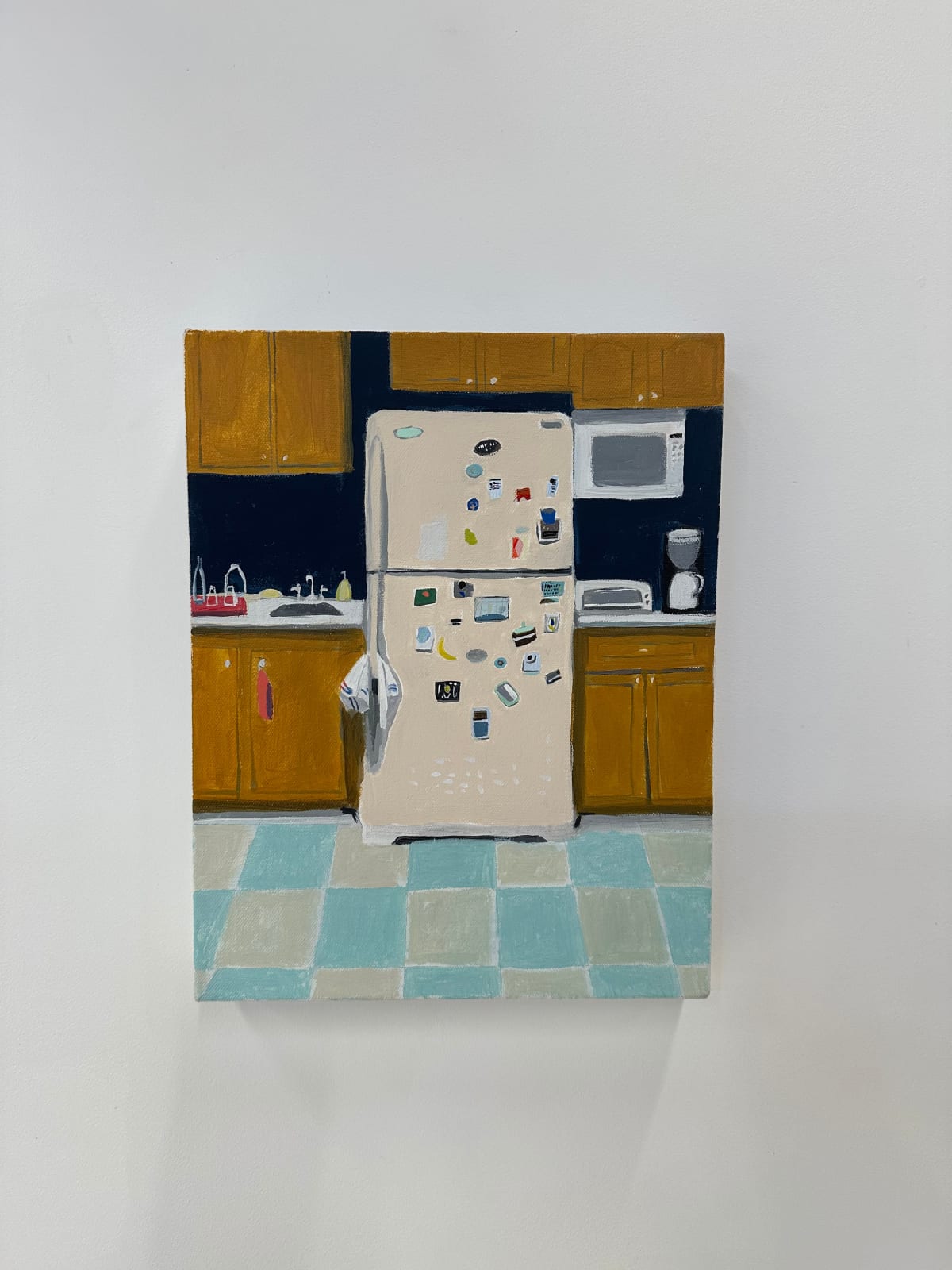 Polly Shindler, Peach Refrigerator, 2021