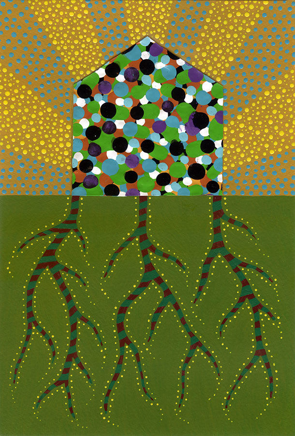 Lisa Dahl, House Roots Sun Rays, 2021